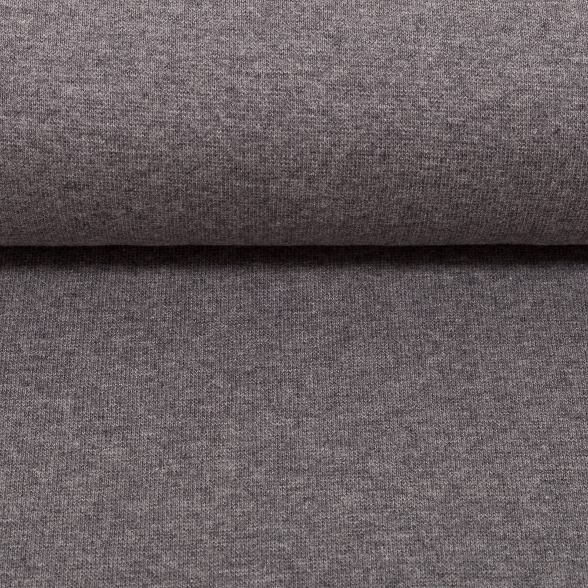 Bündchen "Heike-melange" dunkelgrau