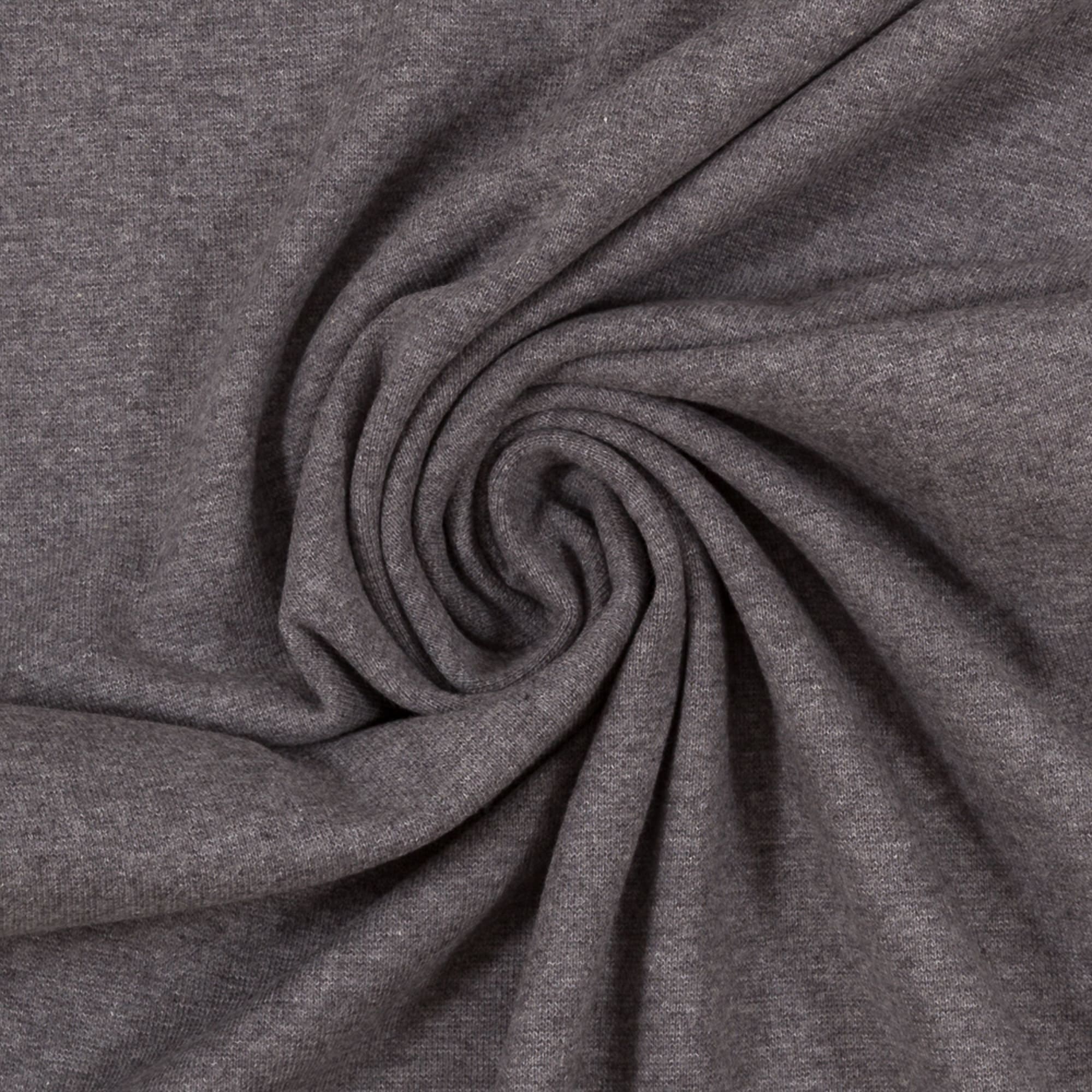 Bündchen "Heike-melange" dunkelgrau