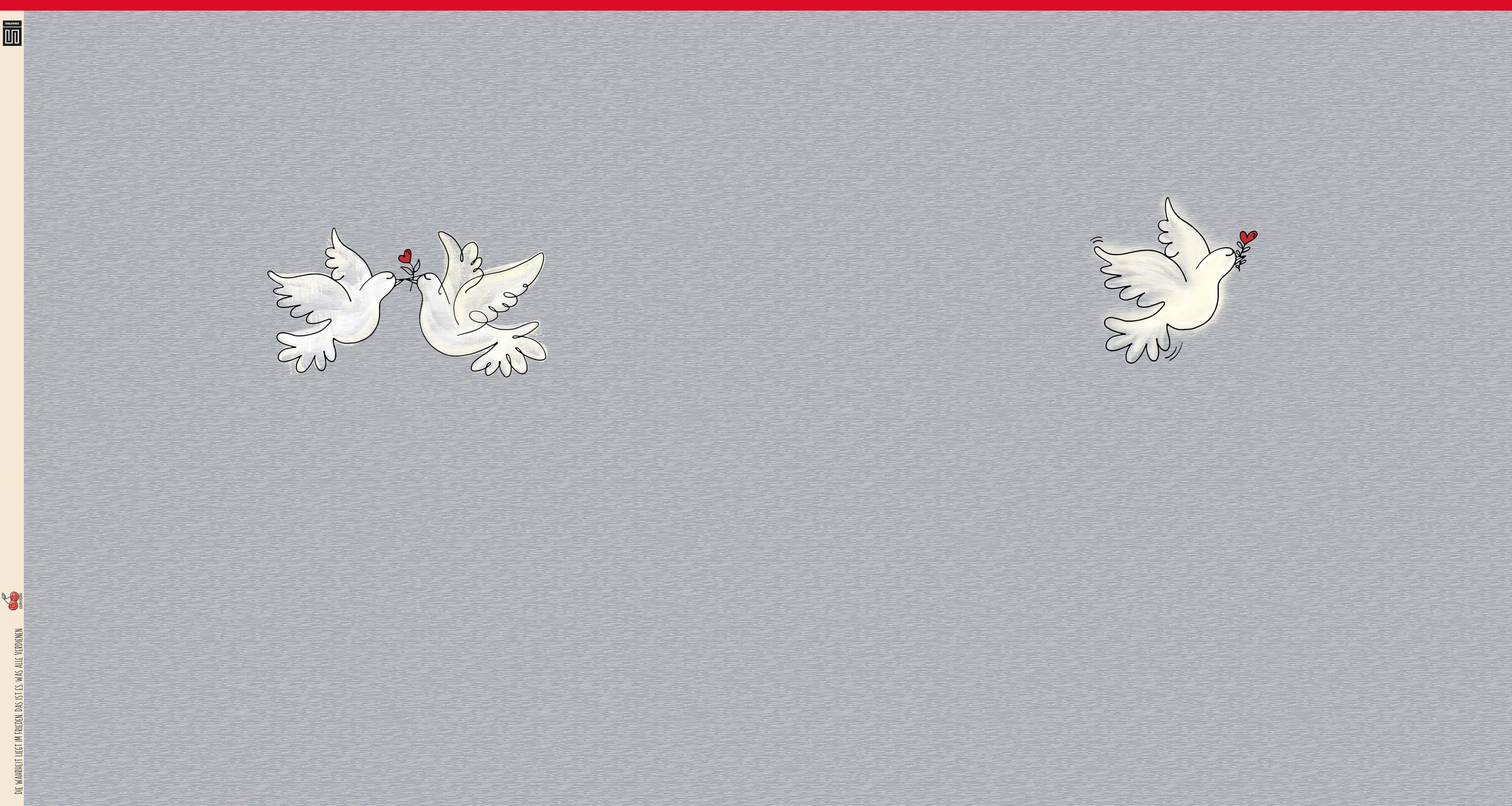 French Terry Panel "Paloma" grau melange by Cherry Picking