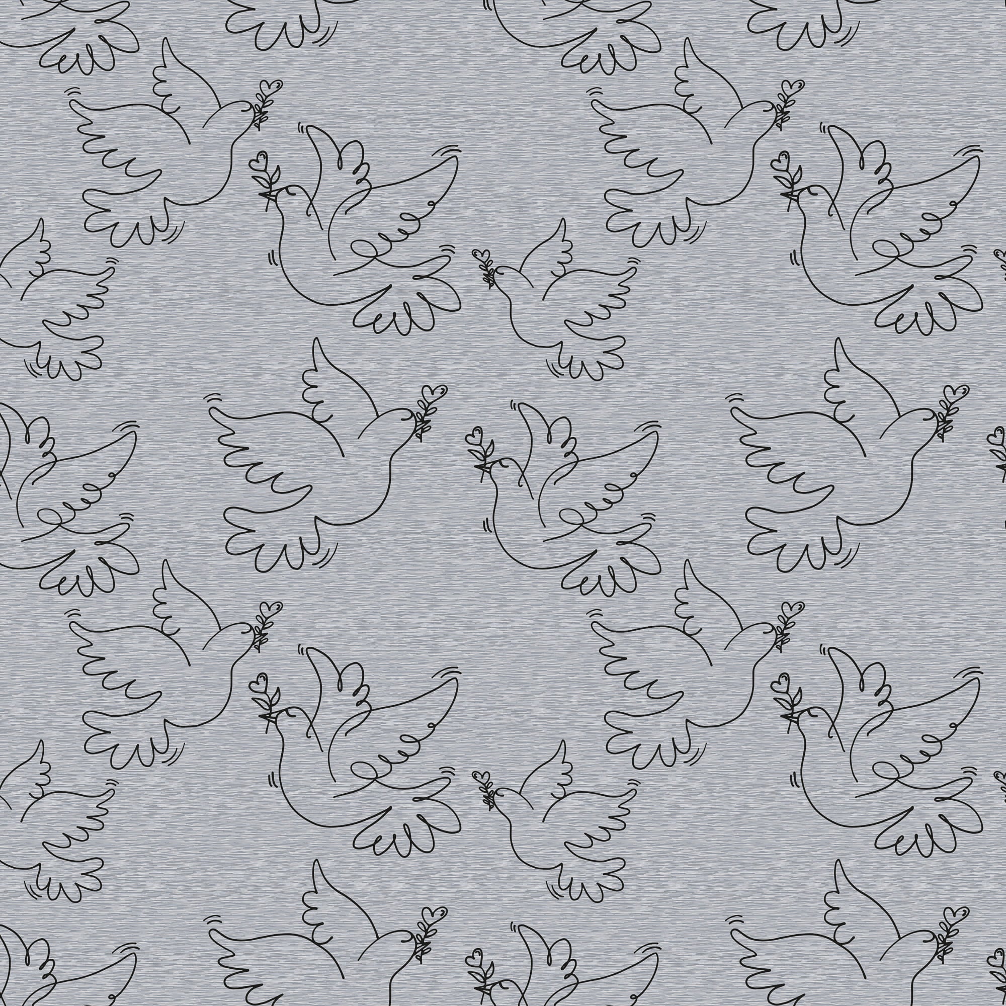 French Terry "Paloma" grau melange by Cherry Picking Stoff Anke's Nähbox