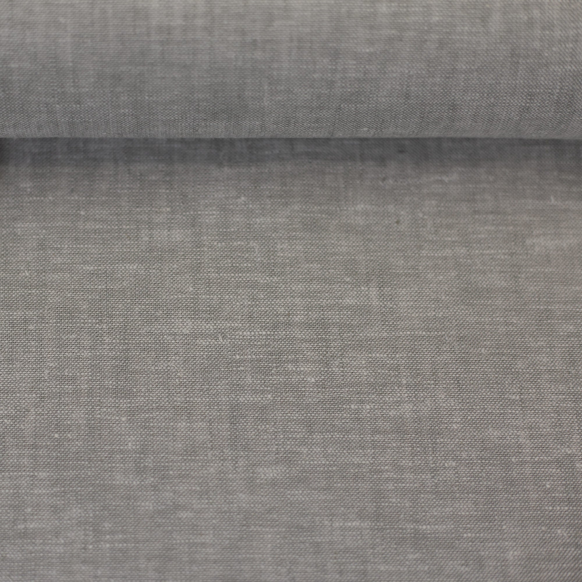 Baumwoll-Leinen "Paul" meliert grau