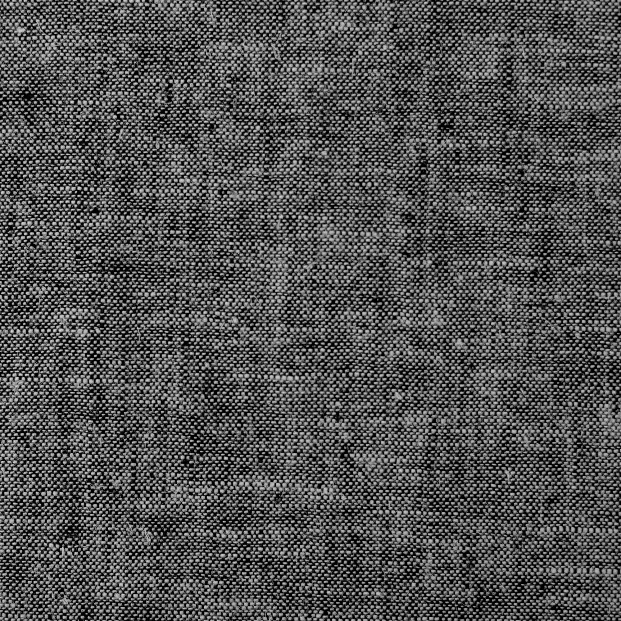 Baumwoll-Leinen "Paul" meliert schwarz