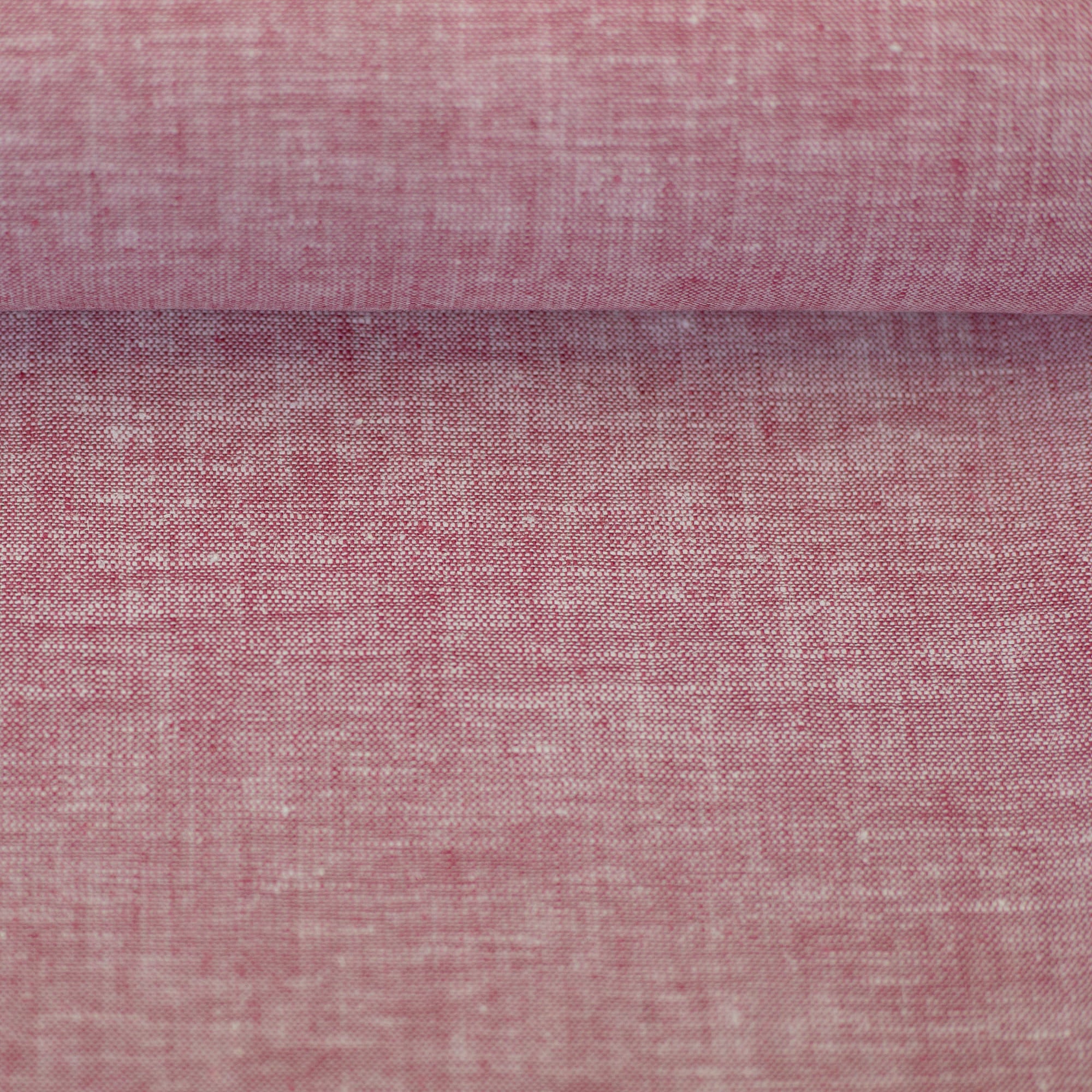 Baumwoll-Leinen "Paul" meliert rot