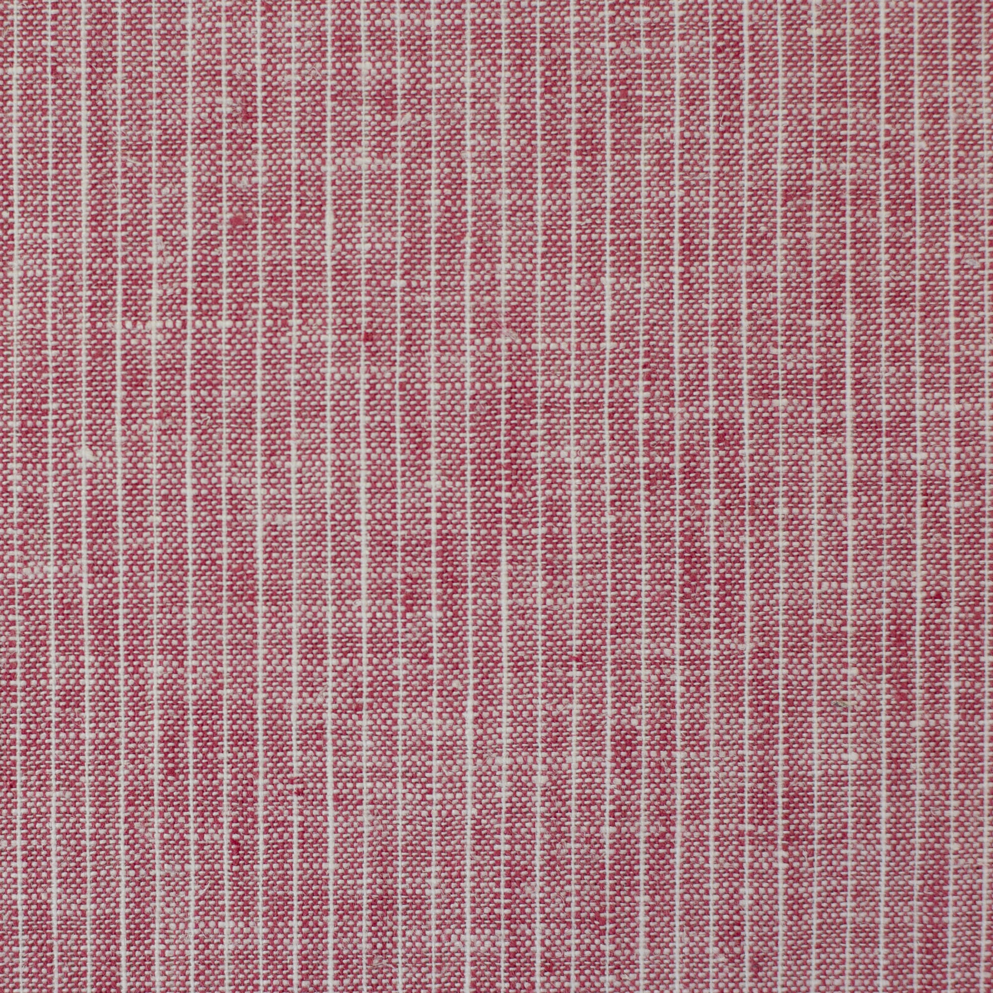 Baumwoll-Leinen "Paul" meliert, Streifen rot