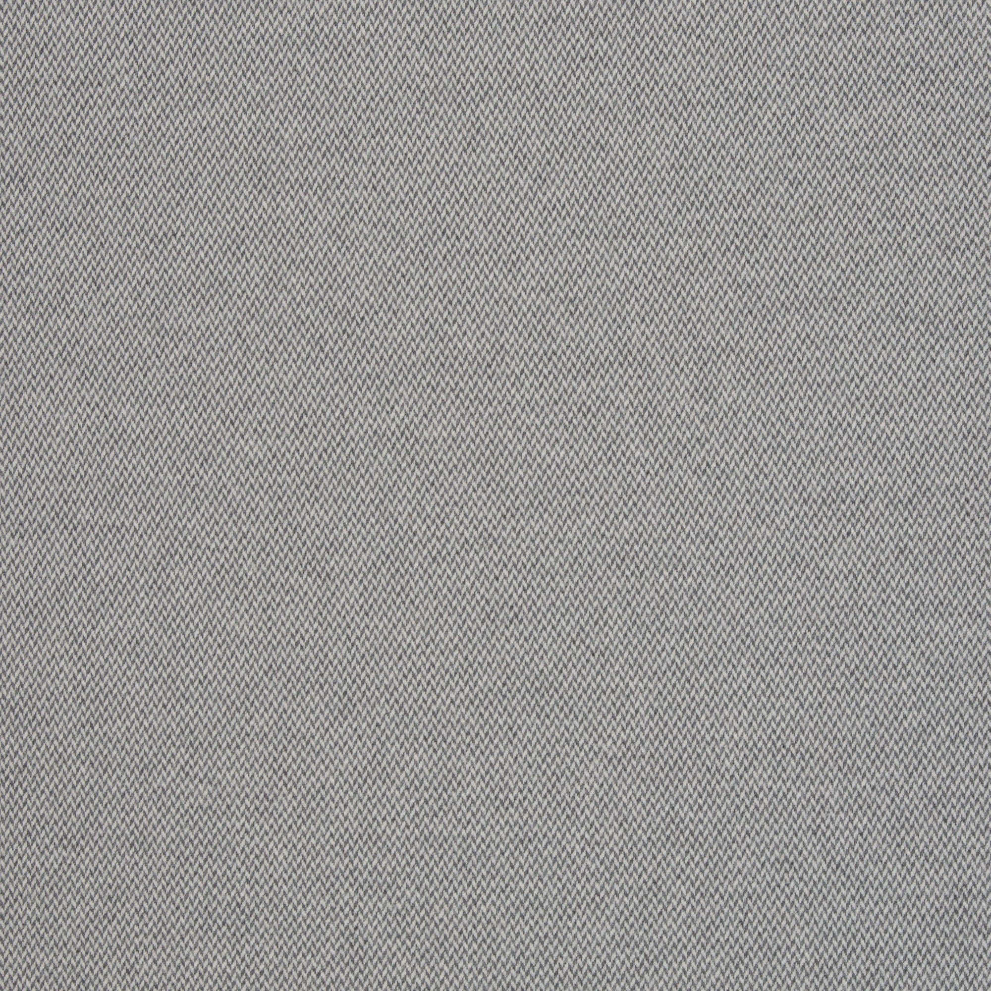 Jacquard-Jersey "Madita" Chevron meliert ecru/grau