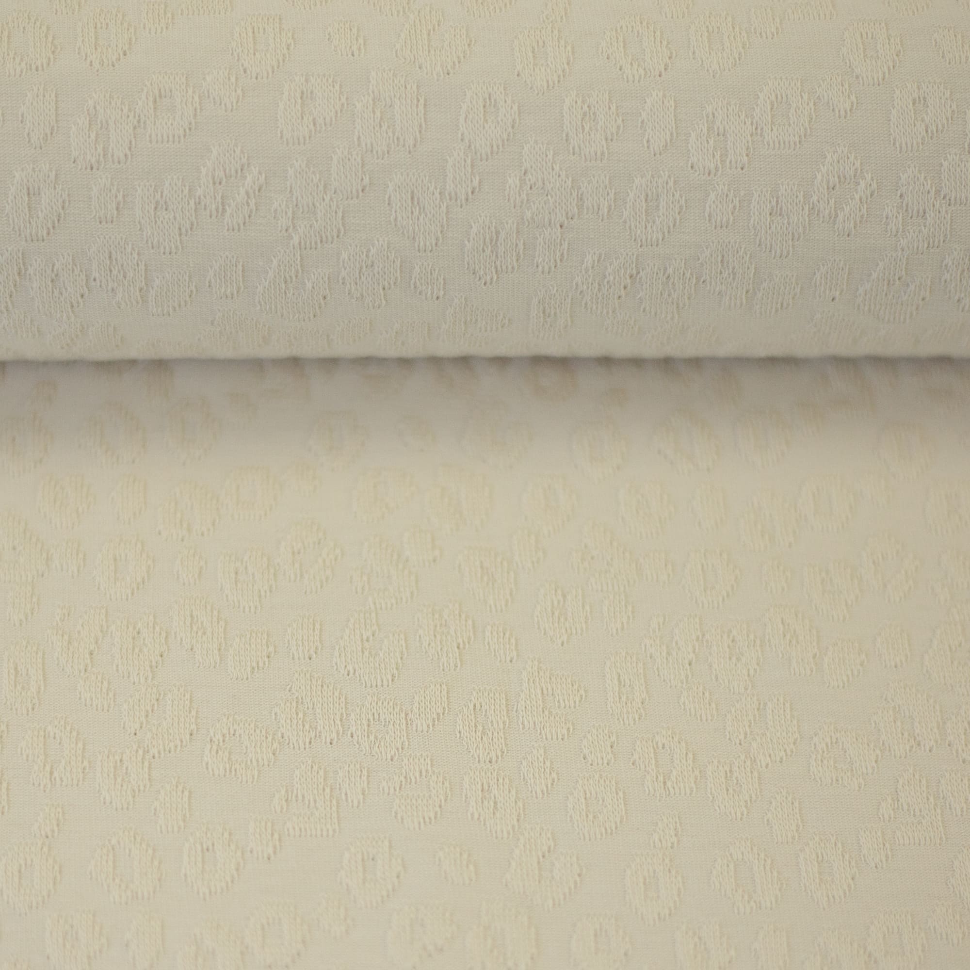 Jacquard-Jersey " Lemgo" beige Stoff Anke's Nähbox