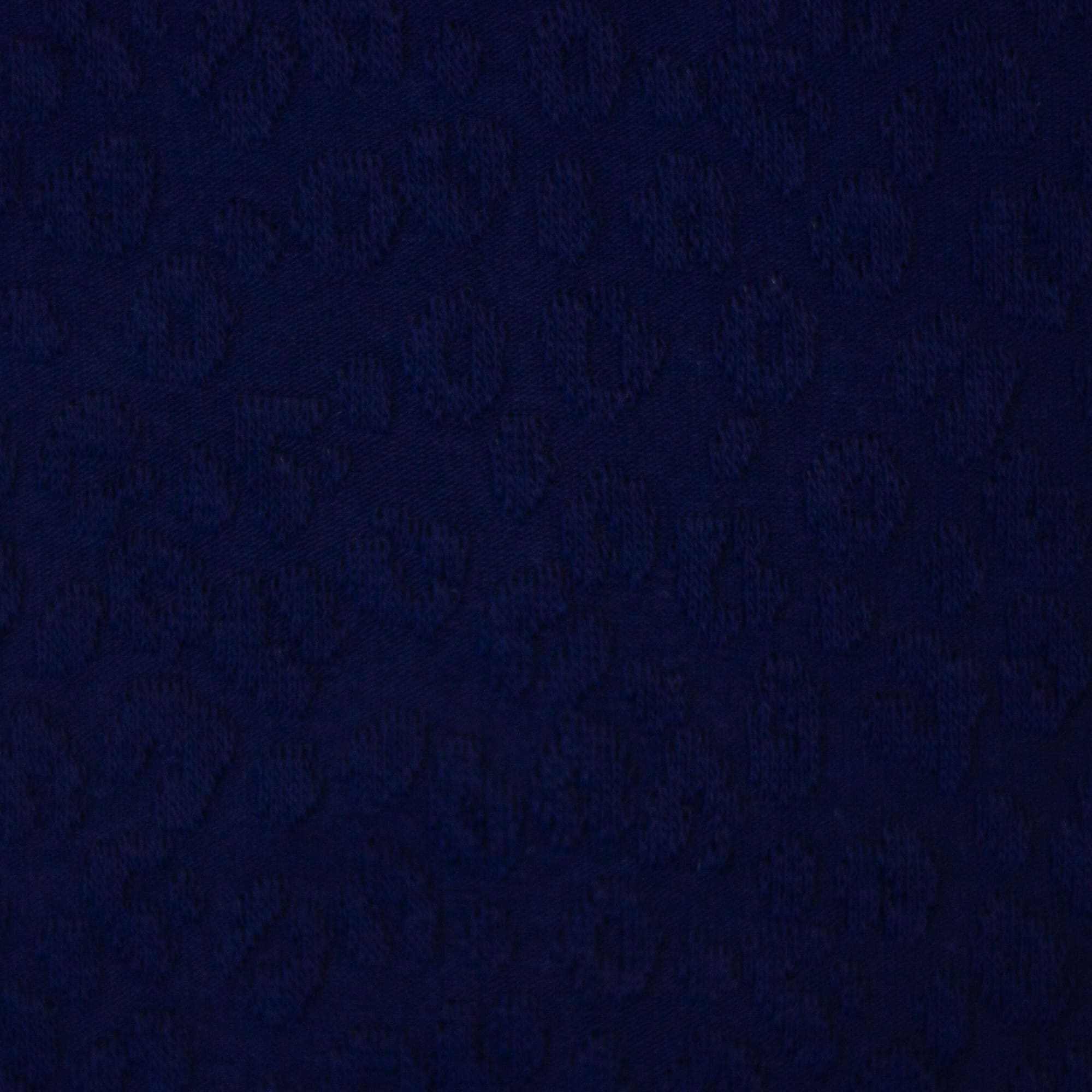 Jacquard-Jersey " Lemgo" dunkelblau Stoff Anke's Nähbox