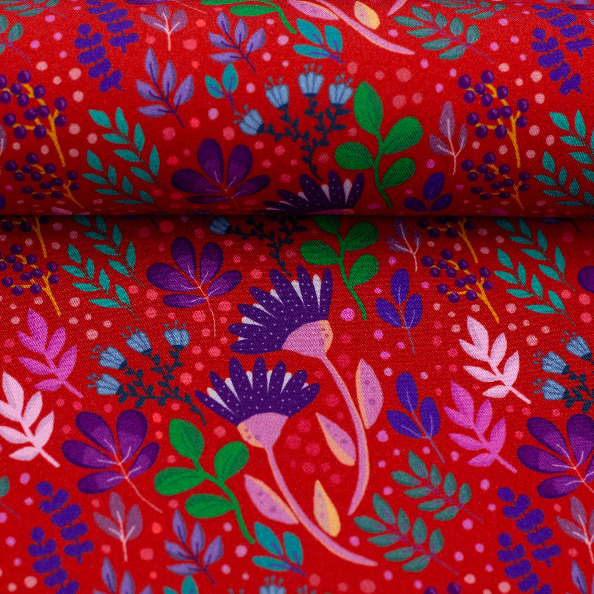 Viskose Webware "In full Bloom" by Emjo-Design Stoff Anke's Nähbox