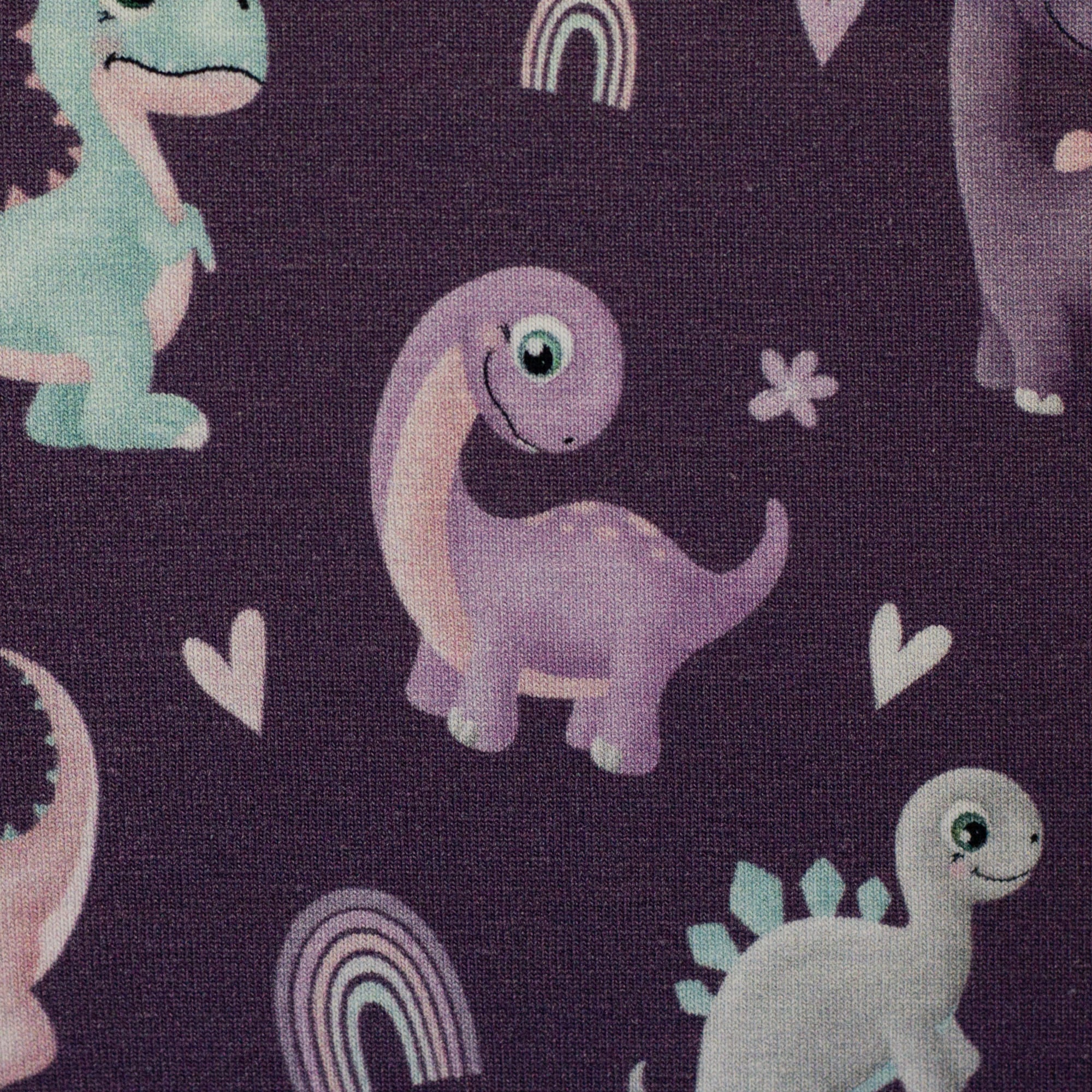 Baumwolljersey "Little Legend" by Mrs Mint Design lila/bunt