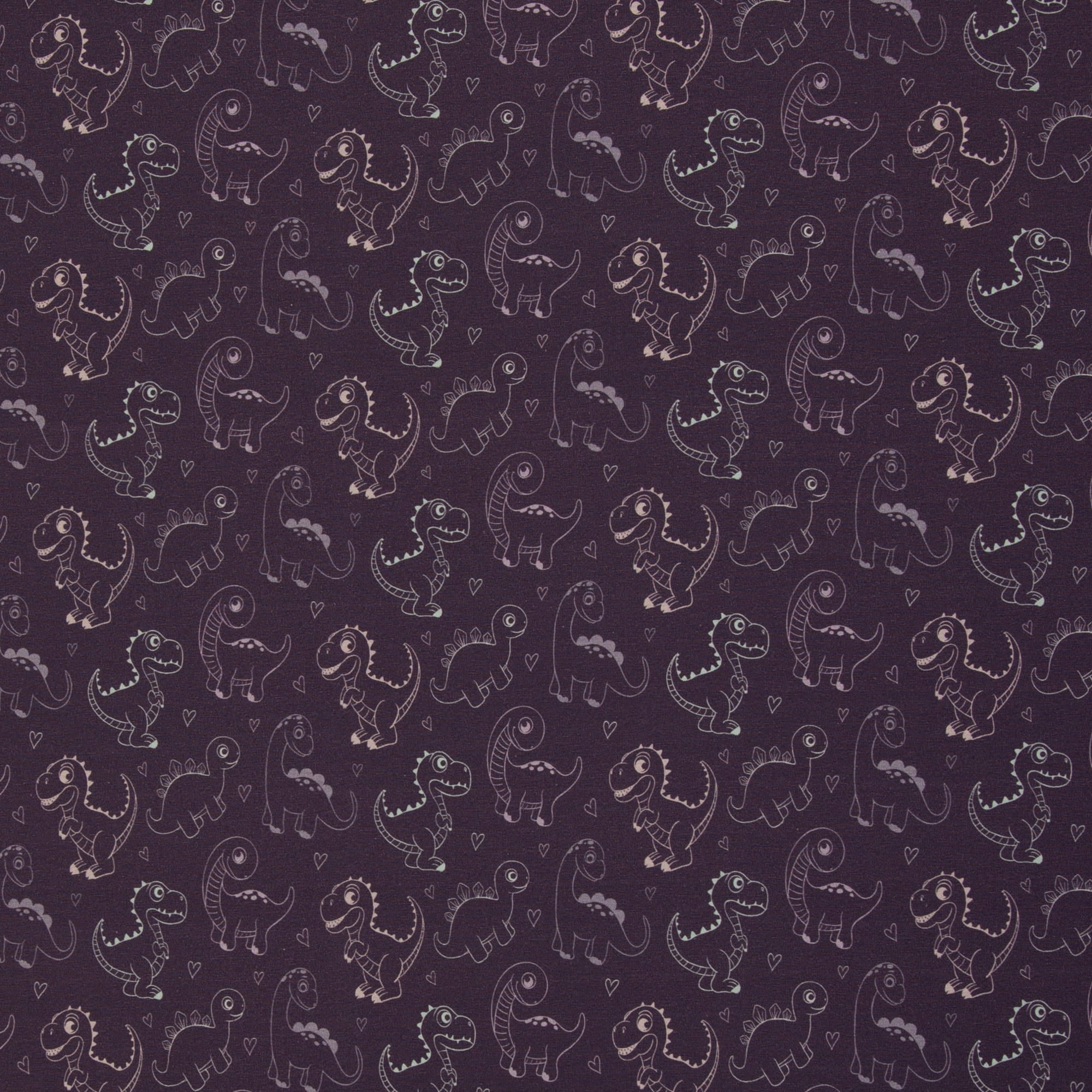 Baumwolljersey "Little Legend" by Mrs Mint Design lila