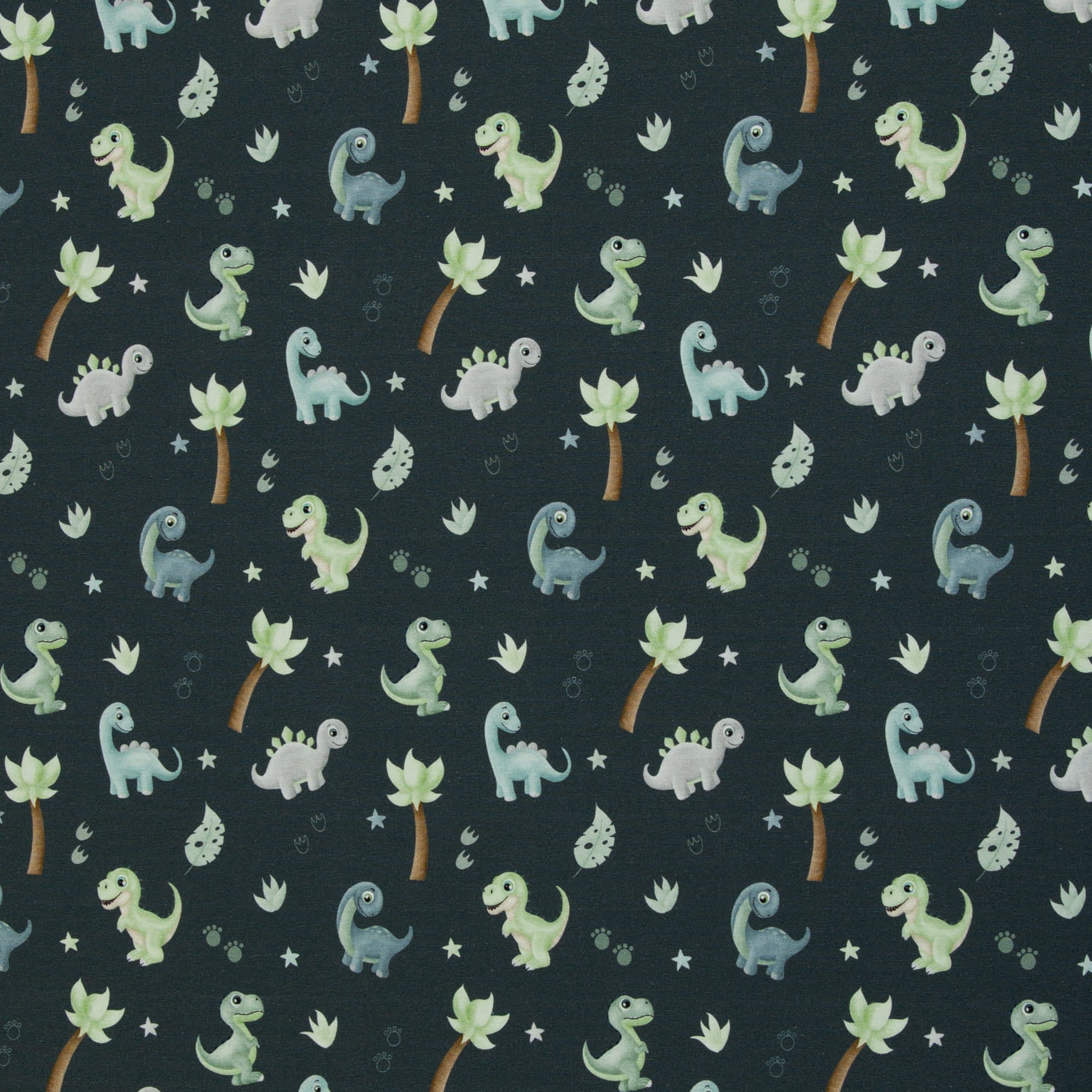 Baumwolljersey "Little Legend" by Mrs Mint Design anthrazit/bunt