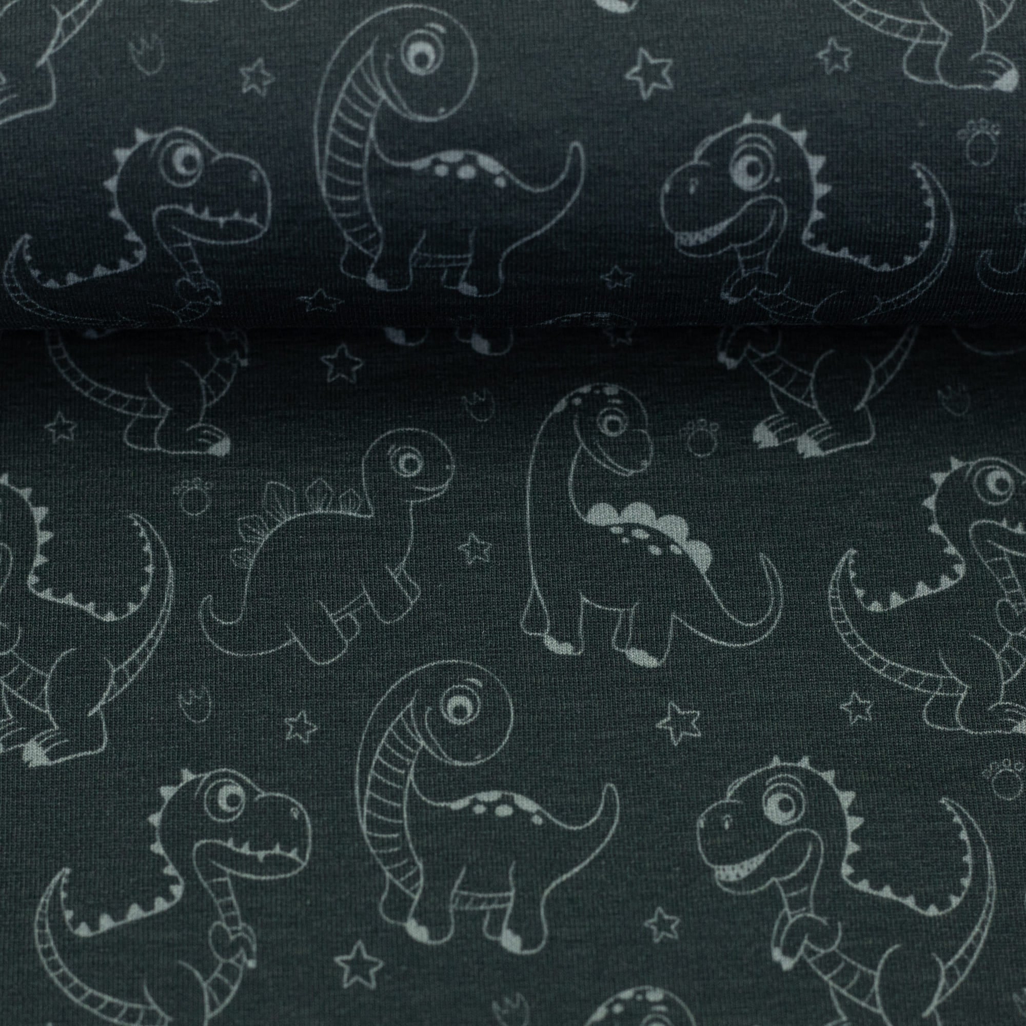 Baumwolljersey "Little Legend" by Mrs Mint Design anthrazit