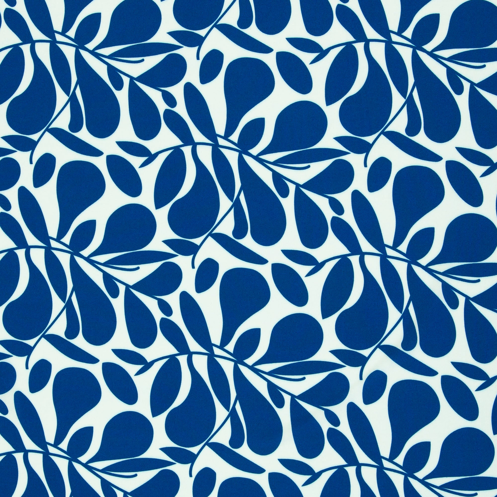 Viskose Webware "Hojas" blau by lillesol & pelle