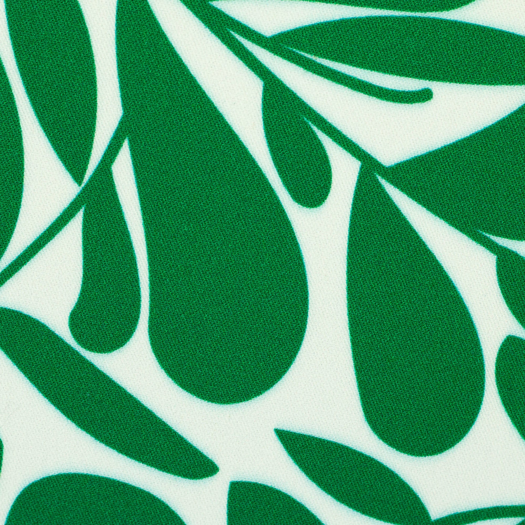 Viskose Webware "Hojas" grün by lillesol & pelle Stoff Anke's Nähbox
