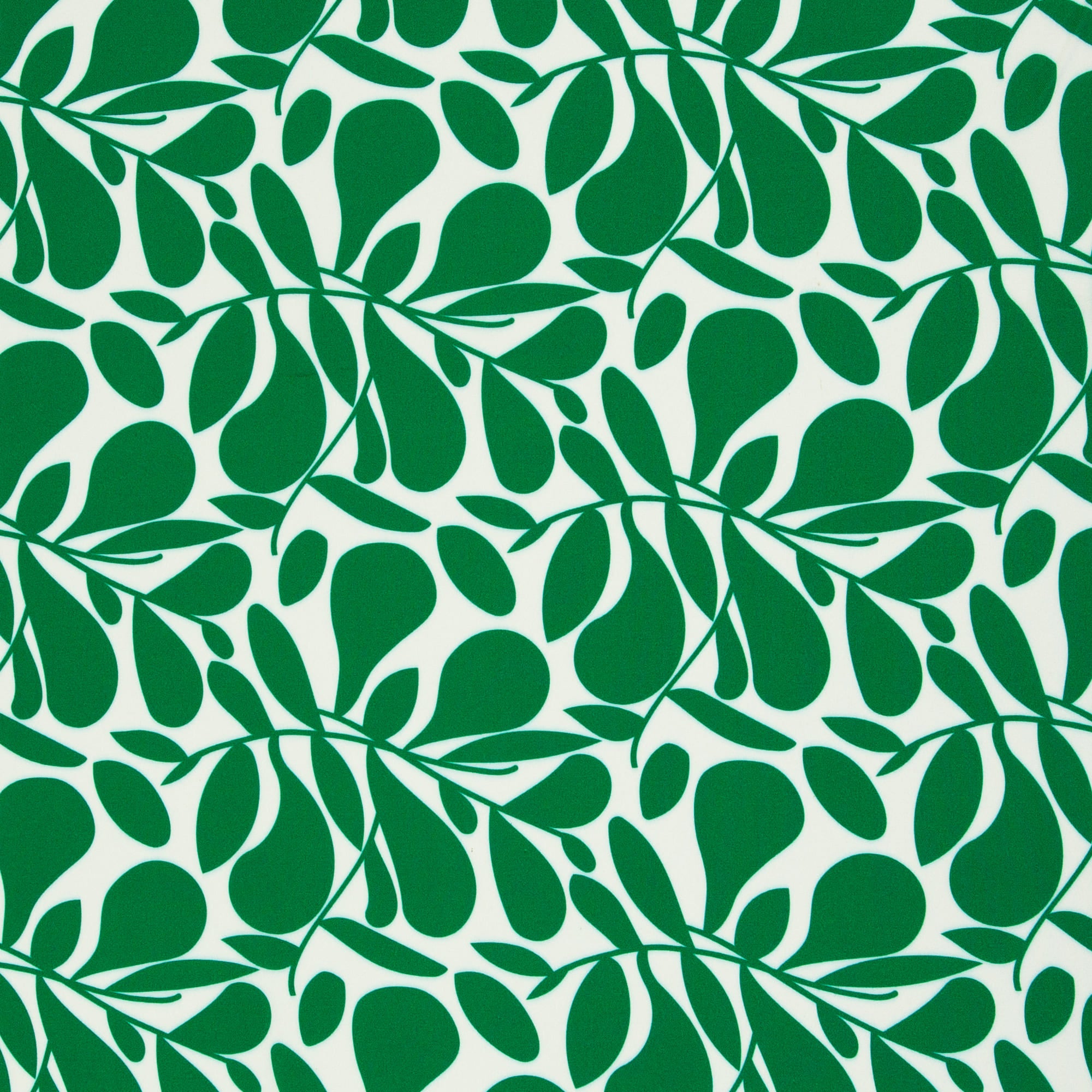 Viskose Webware "Hojas" grün by lillesol & pelle Stoff Anke's Nähbox