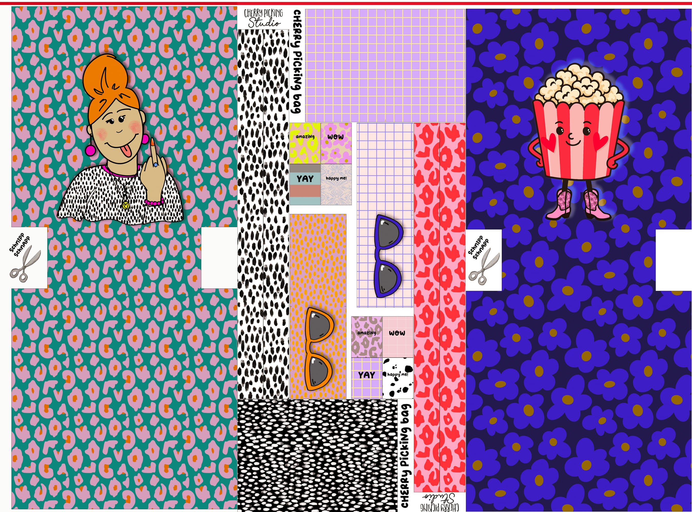 Taschenpanel "Cherry Picking Bag" 2