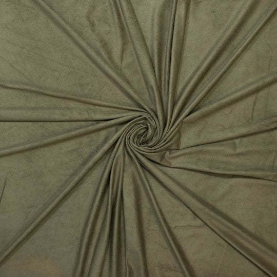 Wildleder-Look "kaki Stoff Anke's Nähbox