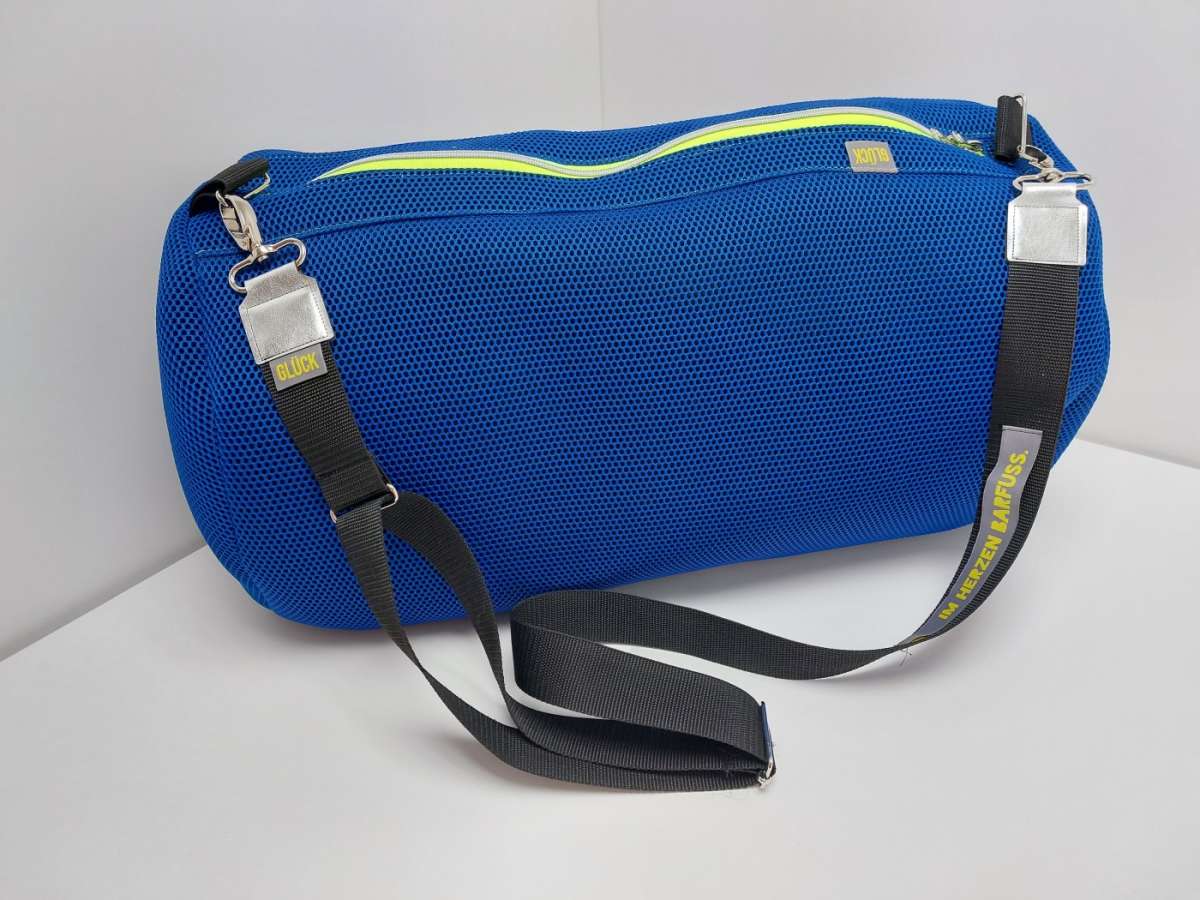 Netz 3D mit Geweberücken "royalblau"