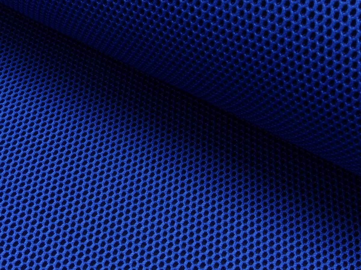 Netz 3D mit Geweberücken "royalblau"