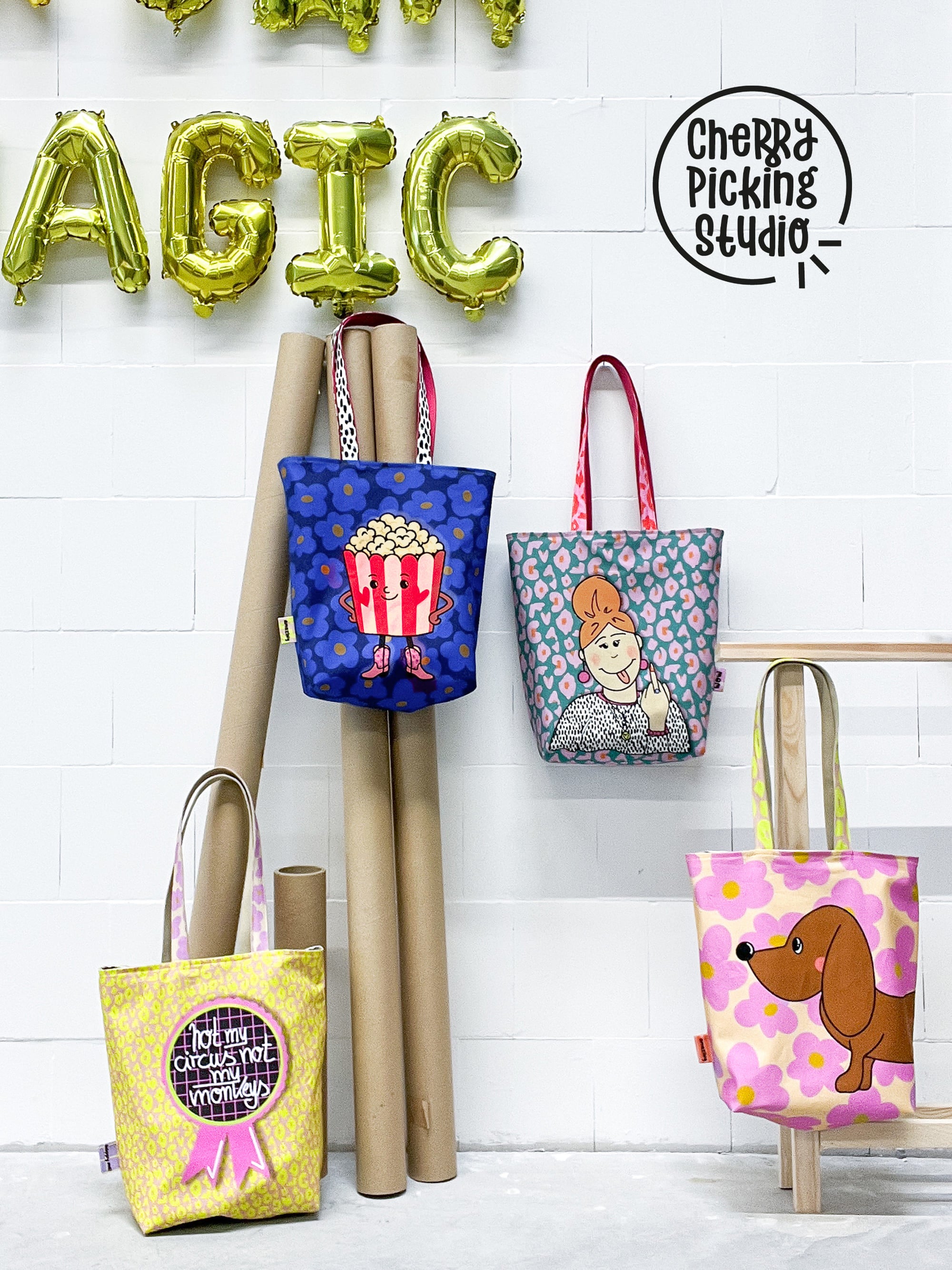 Taschenpanel "Cherry Picking Bag" 1