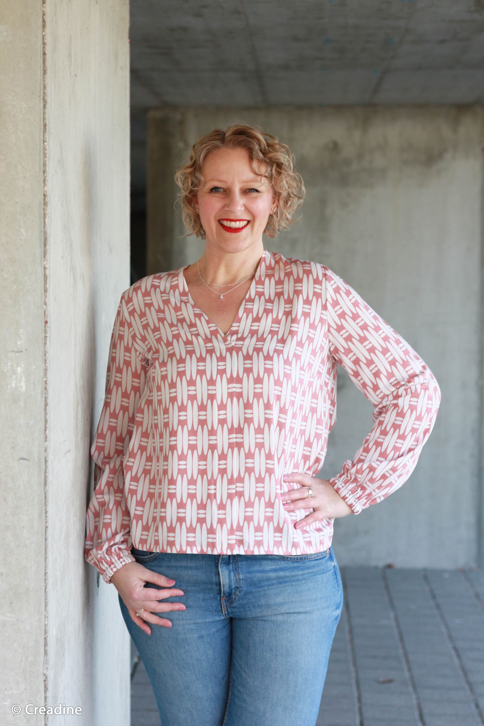 Viskose Webware "Cesta" altrosa by lillesol & pelle Stoff Anke's Nähbox