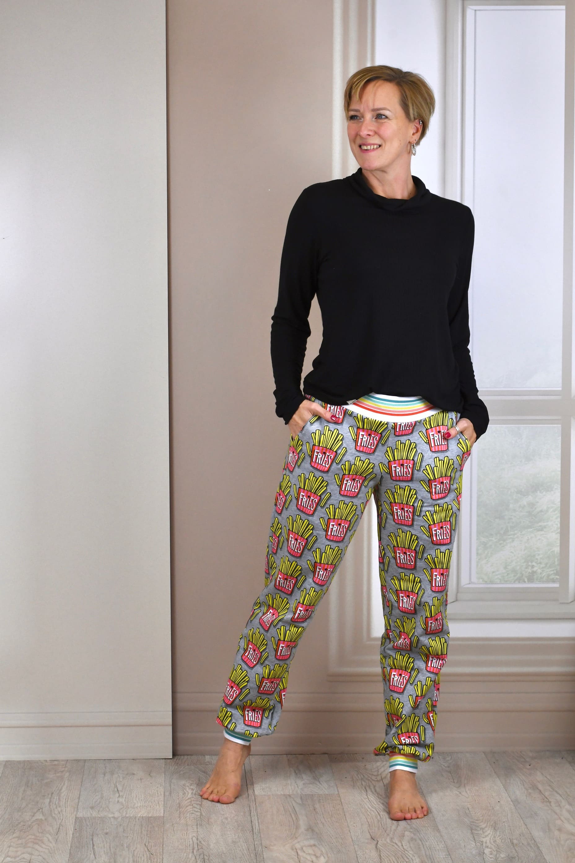 Papierschnittmuster Jogginghose "Jogga" Damen Schnittmuster Anke's Nähbox