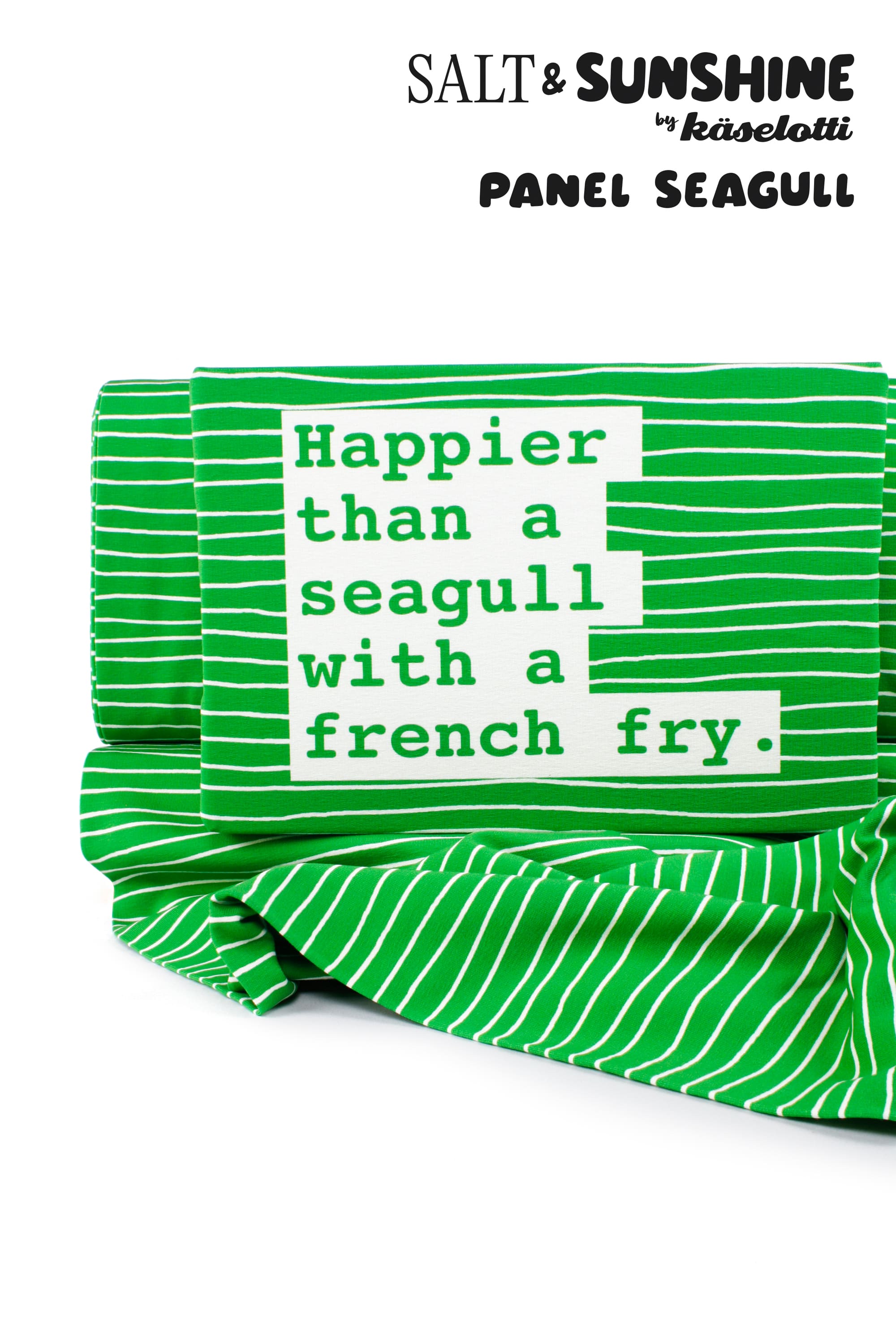 French Terry Panel "Seagull" by Käselotti Stoff Anke's Nähbox