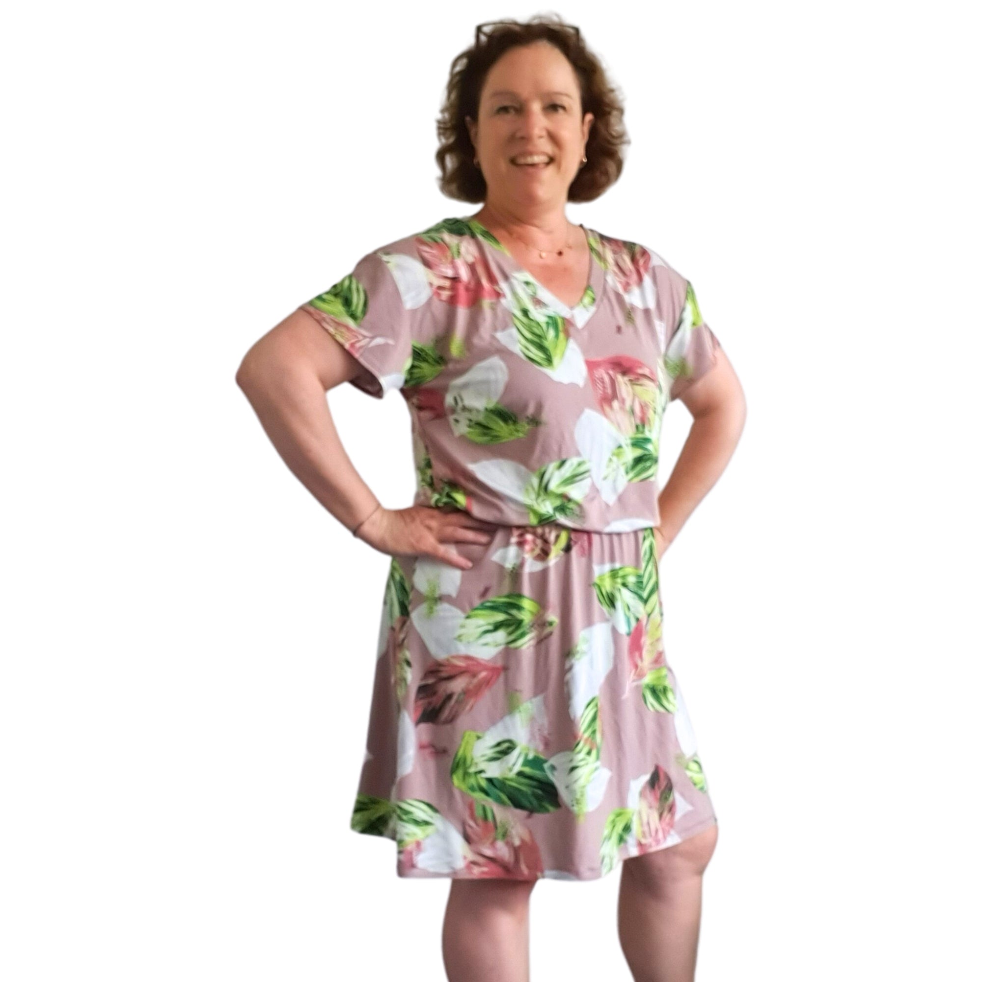 Nähbox Jerseykleid "floral"