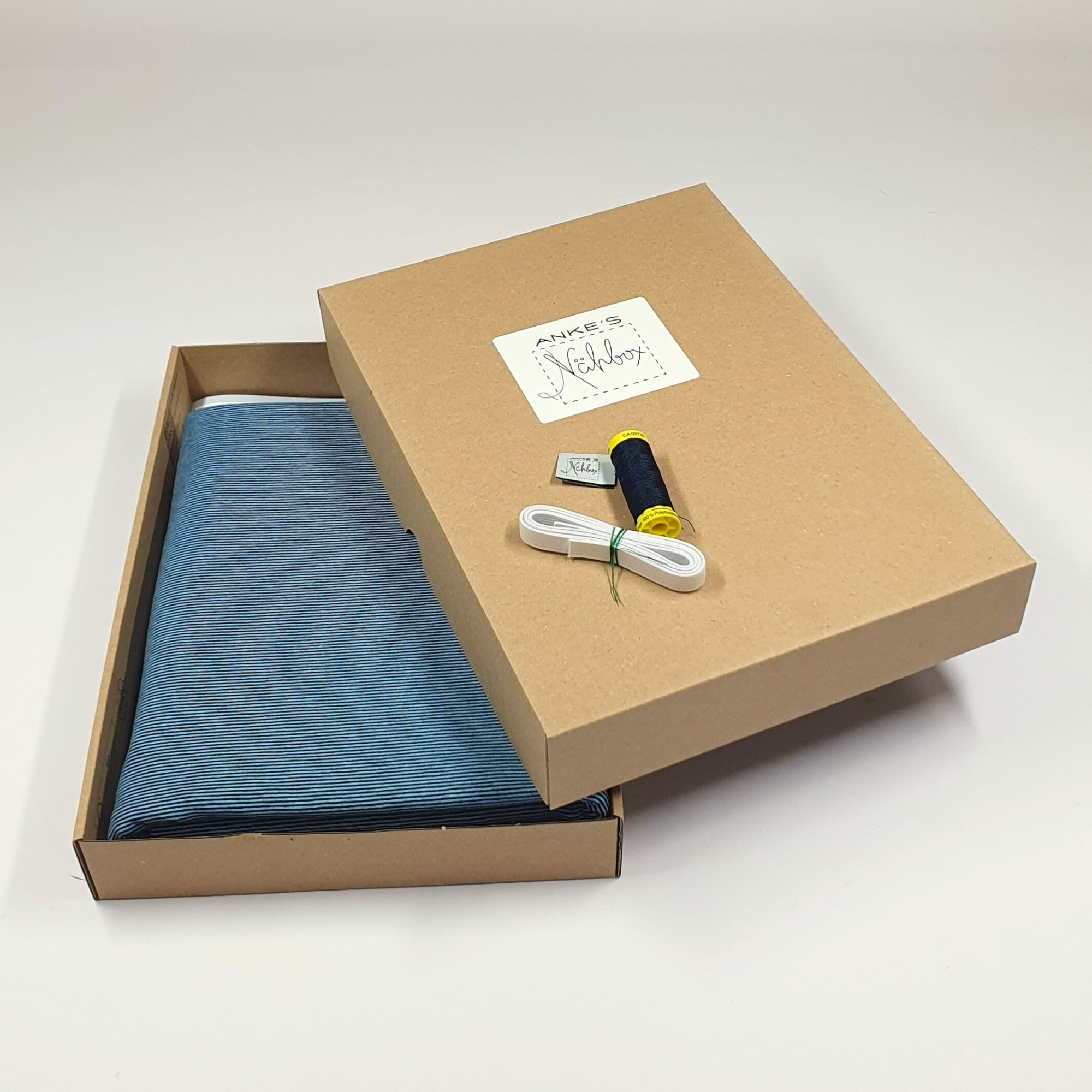 Nähbox Jerseykleid "gestreift"