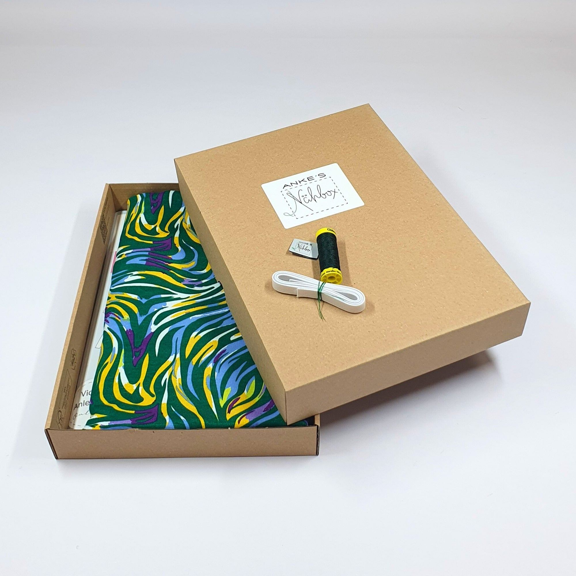 Nähbox Jerseykleid "geflammt"