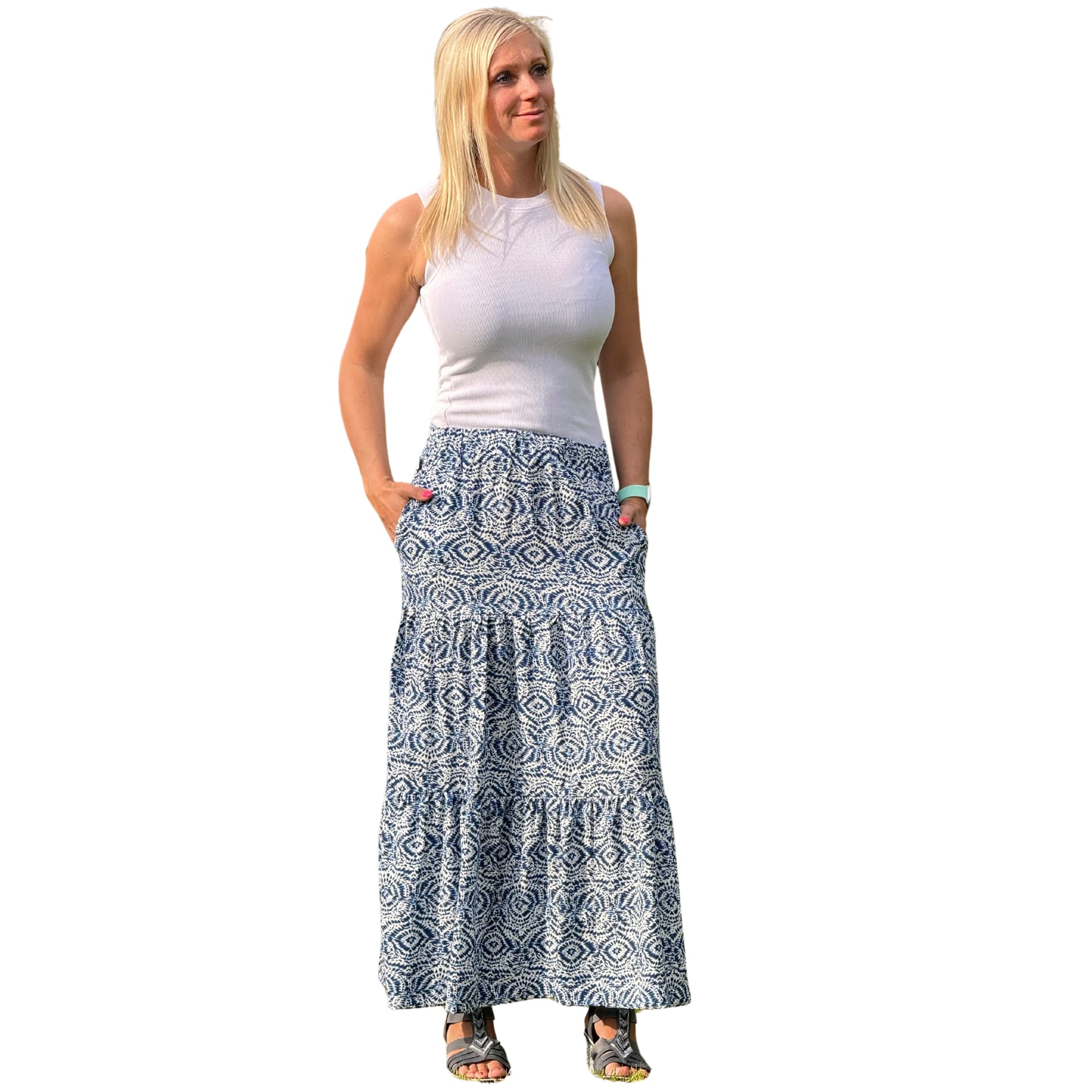 Nähbox Stufenrock/Maxirock