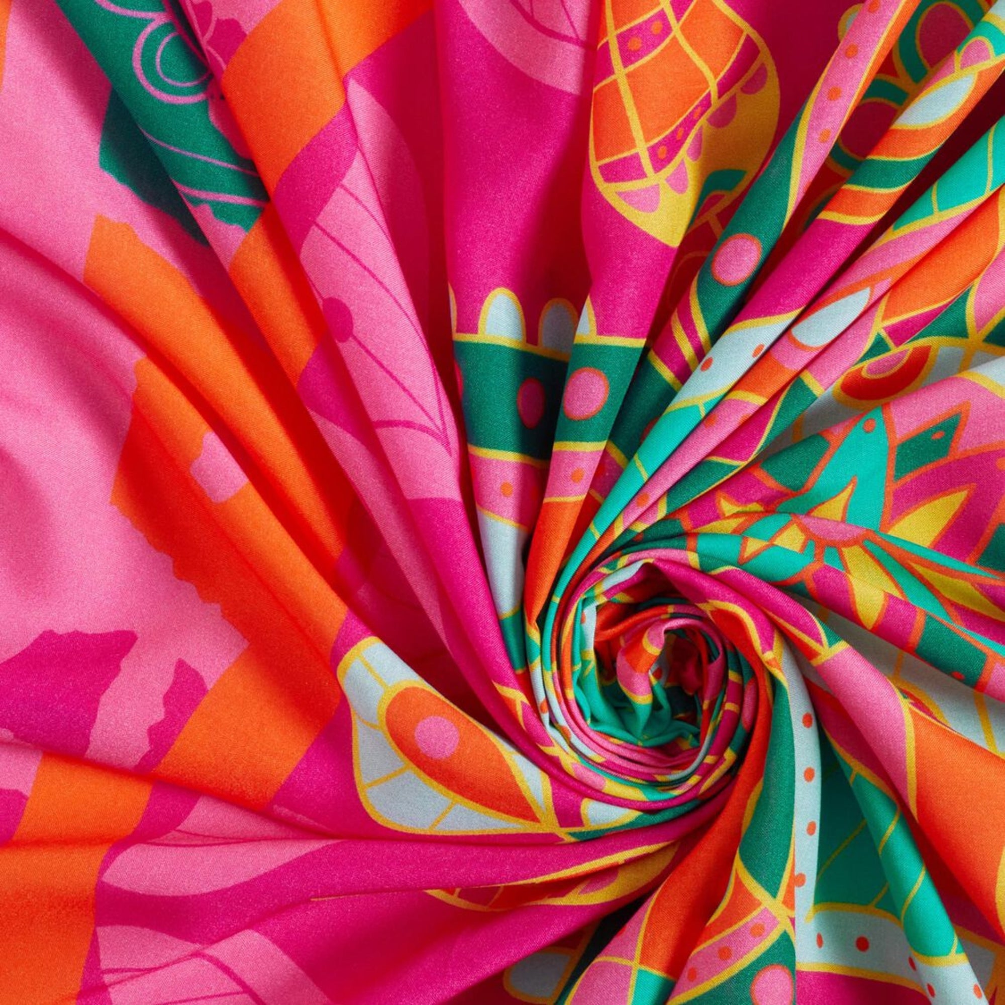 Stoffpanel Pareo "Fuchsia"