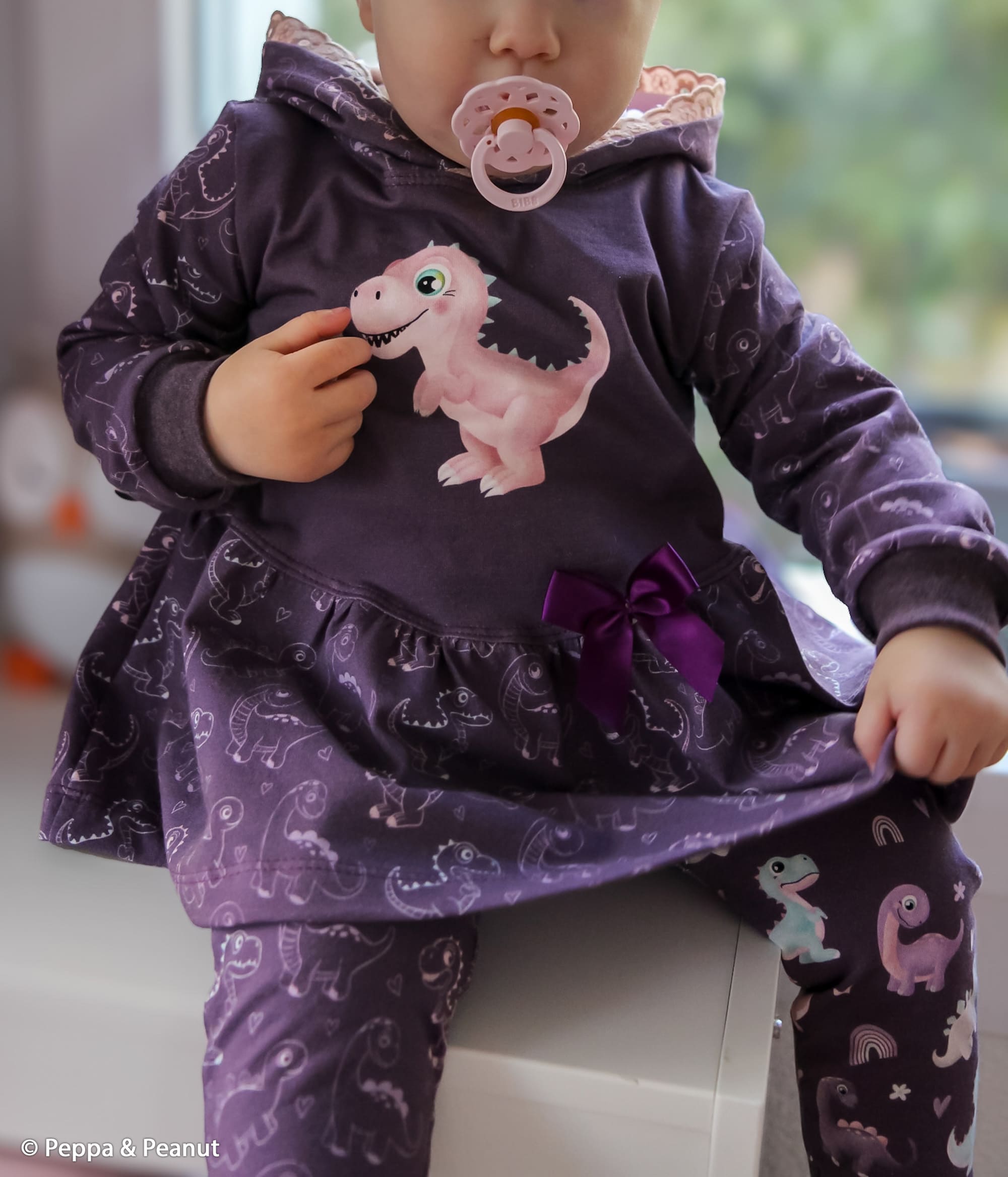 Baumwolljersey "Little Legend" by Mrs Mint Design lila