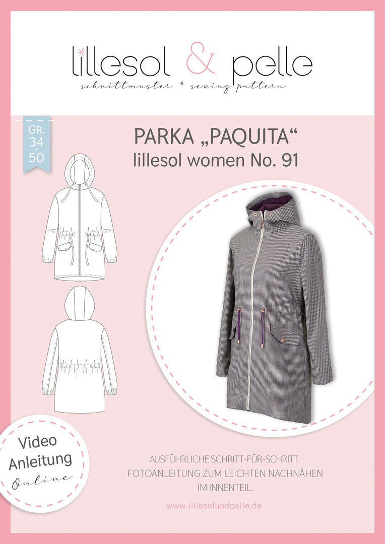 Papierschnittmuster Parka "Parquita" Damen