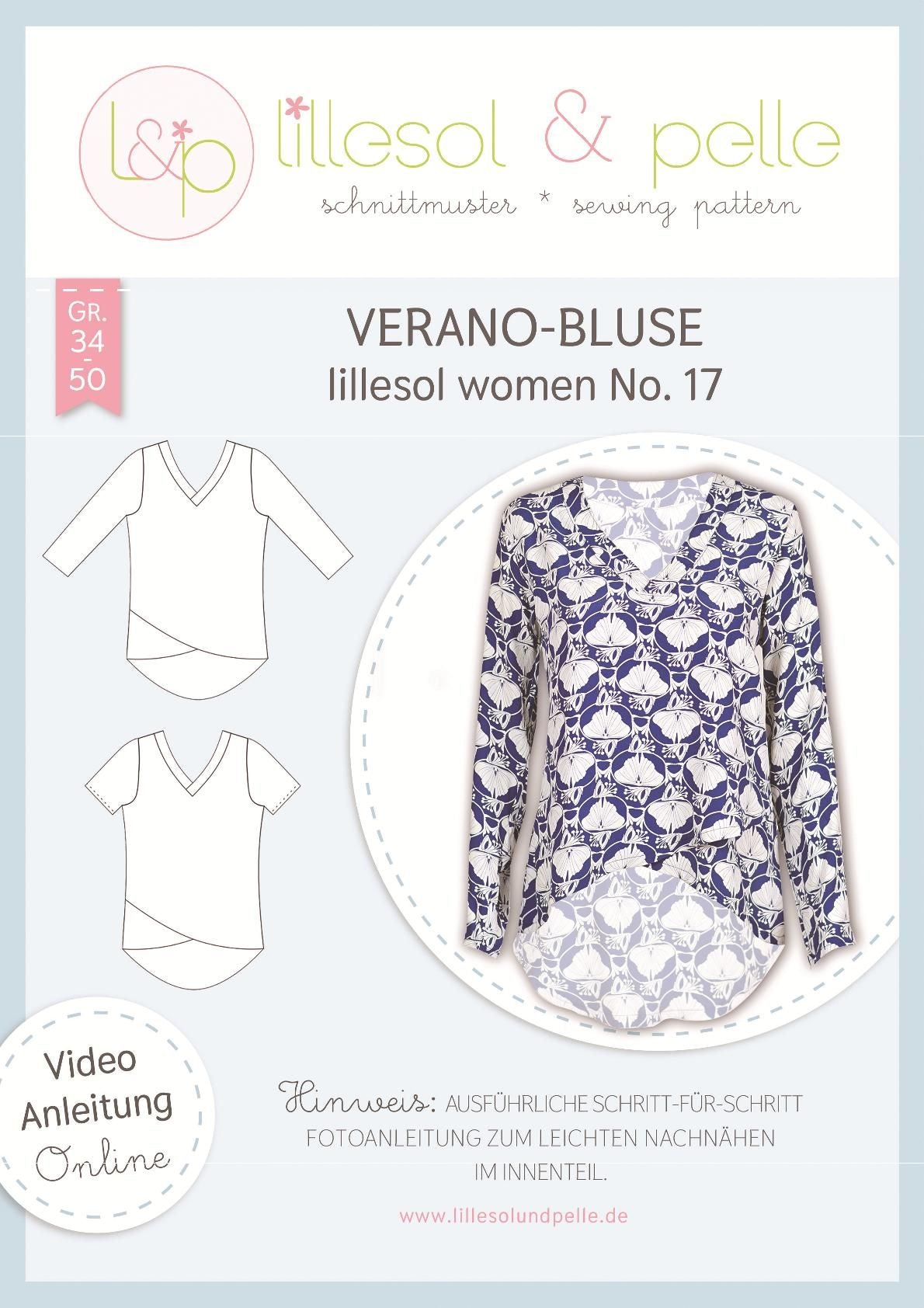 Nähbox Verano-Bluse (rot)