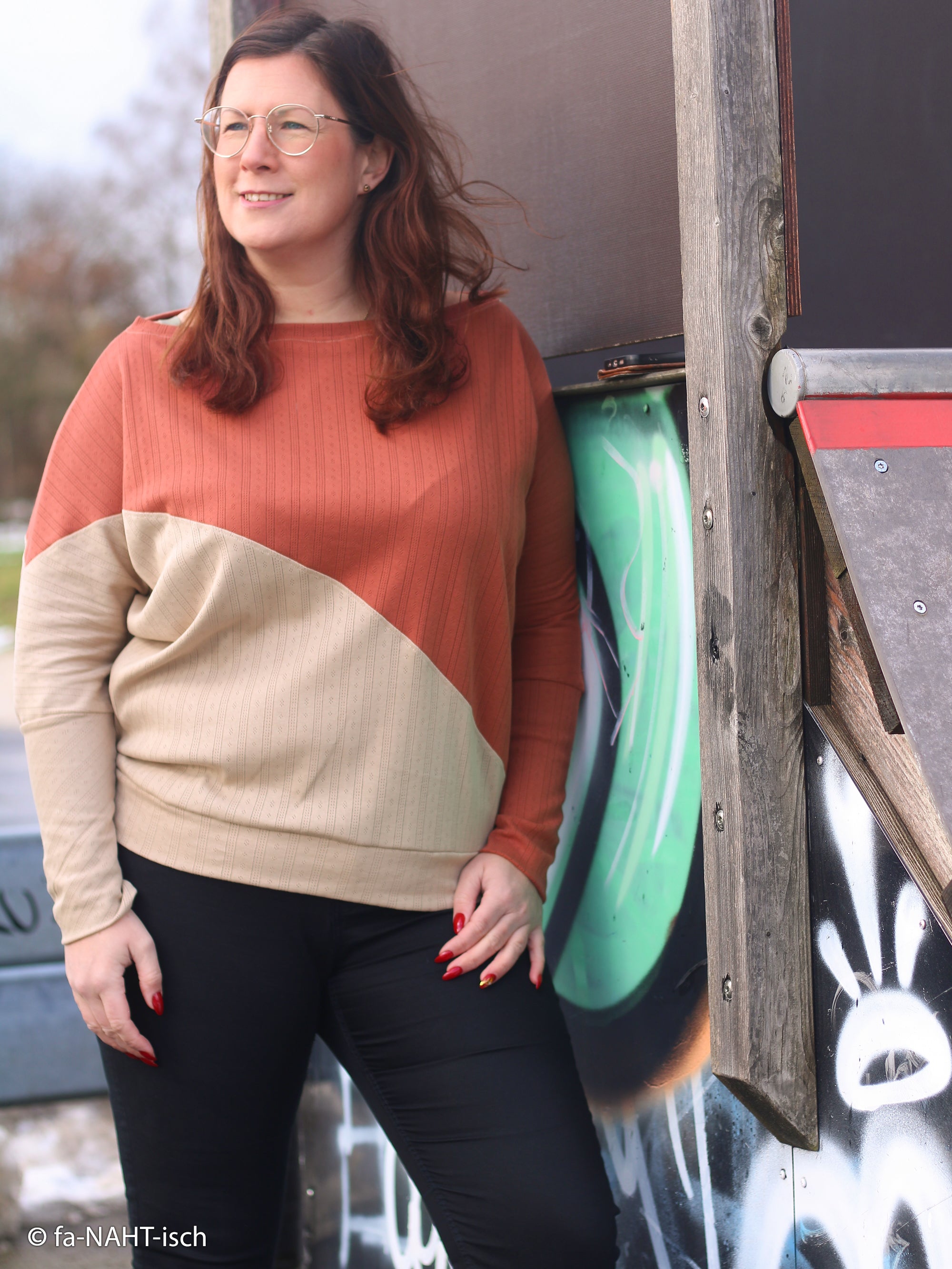 Baumwoll-Jersey "Alina" beige