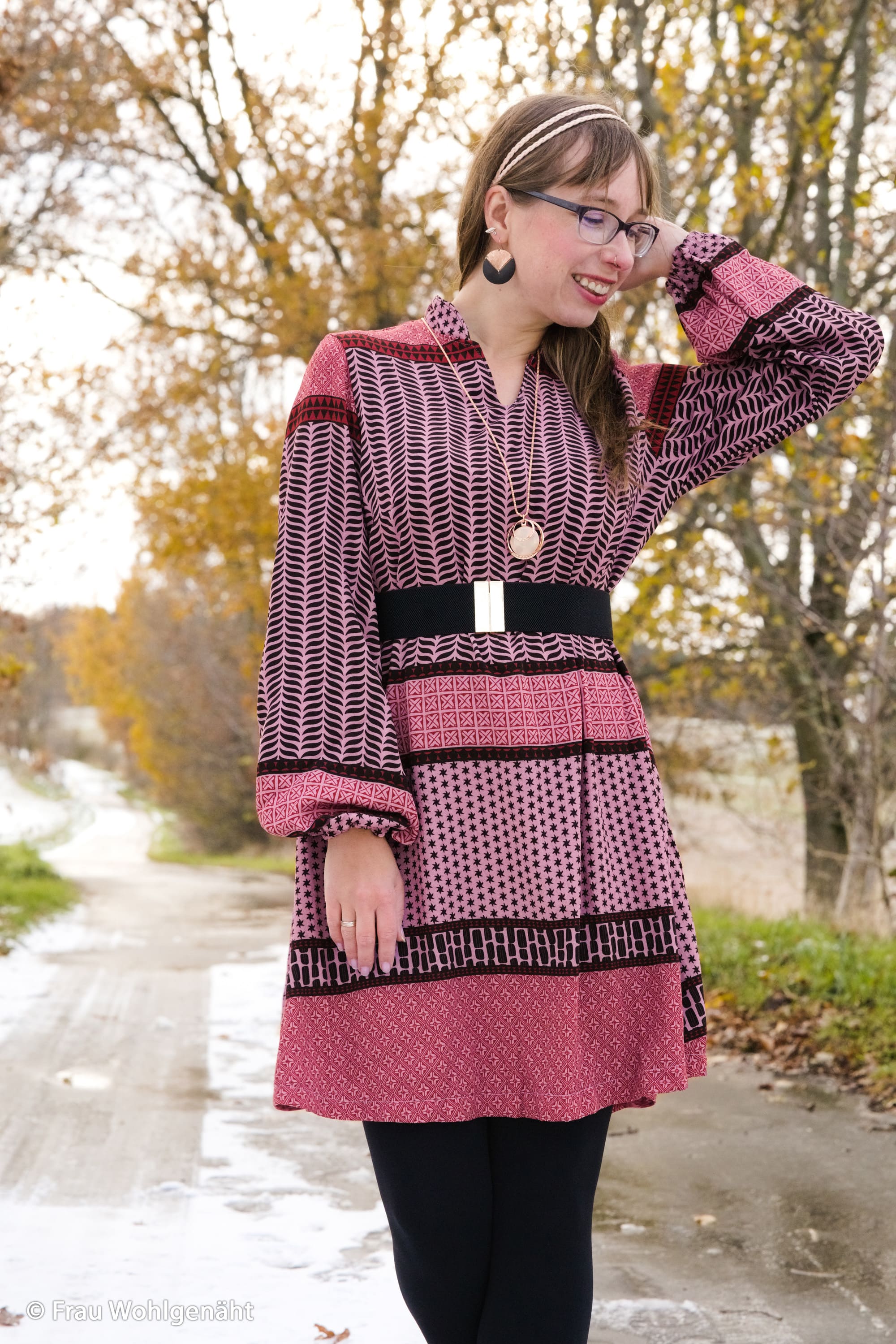 Viskose Webware "Molina" altrosa by Bienvenido Colorido Stoff Anke's Nähbox