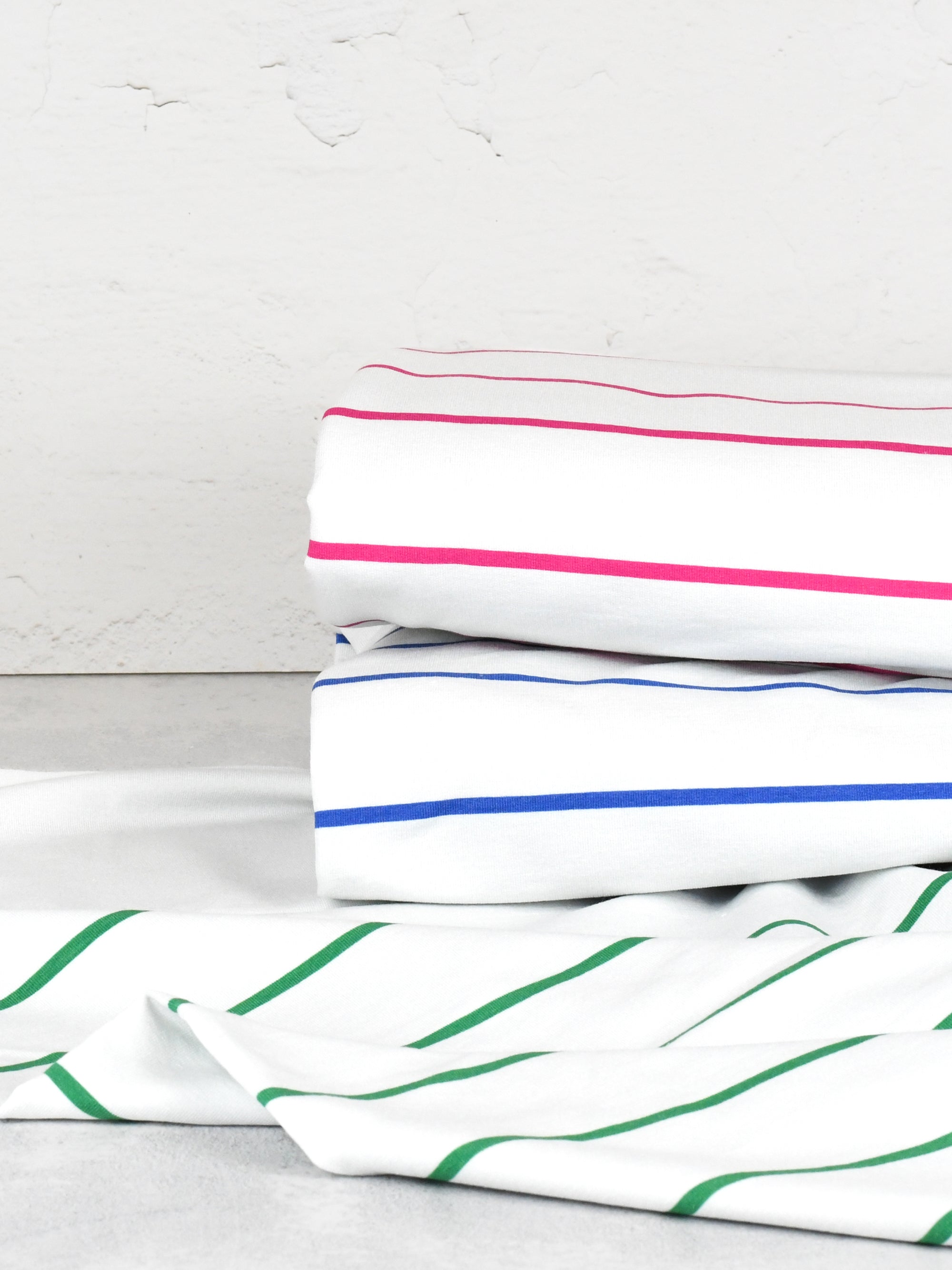 French Terry Panel "Linea" blau by lillesol & pelle Stoff Anke's Nähbox