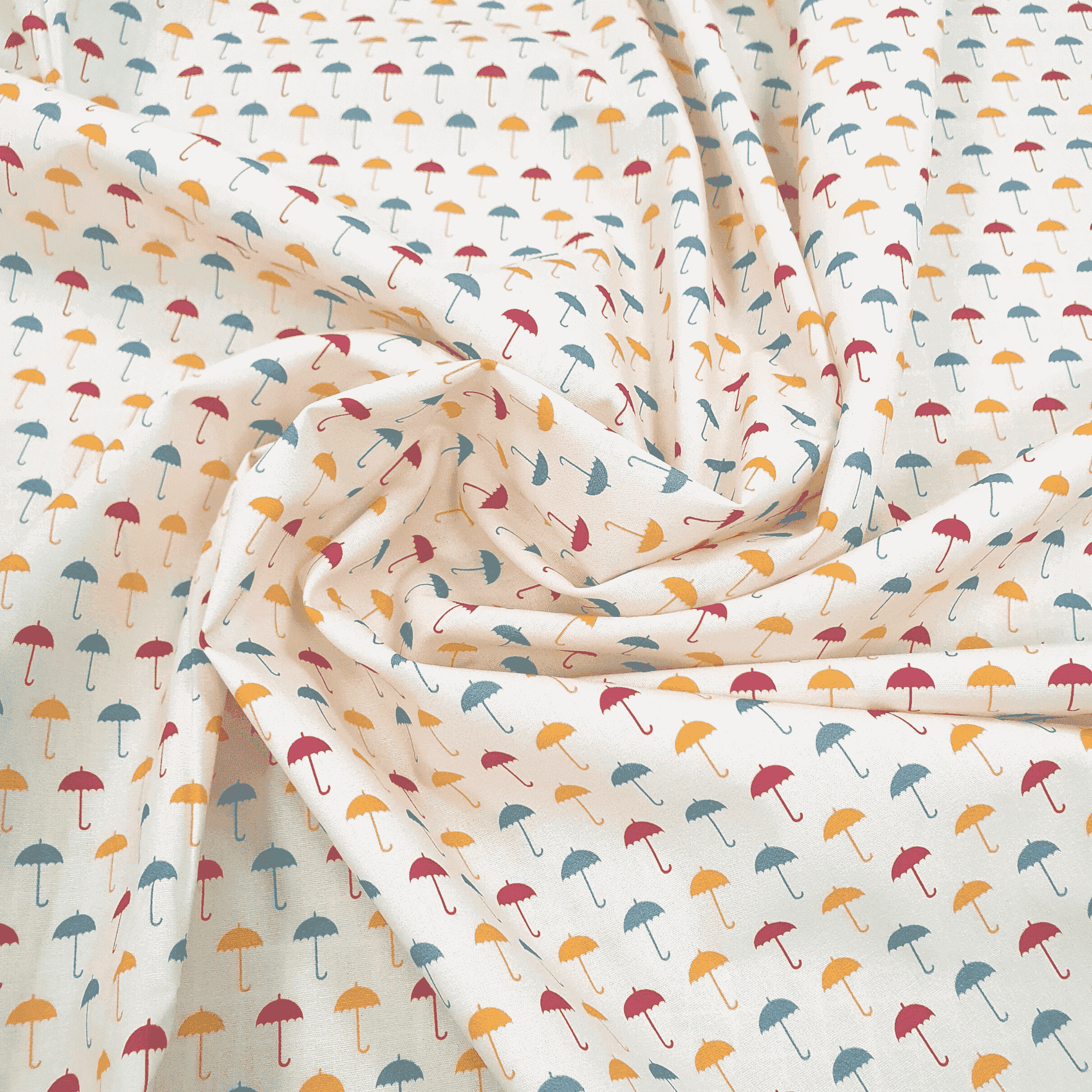 Baumwoll-Webware "Umbrella" Stoff Anke's Nähbox