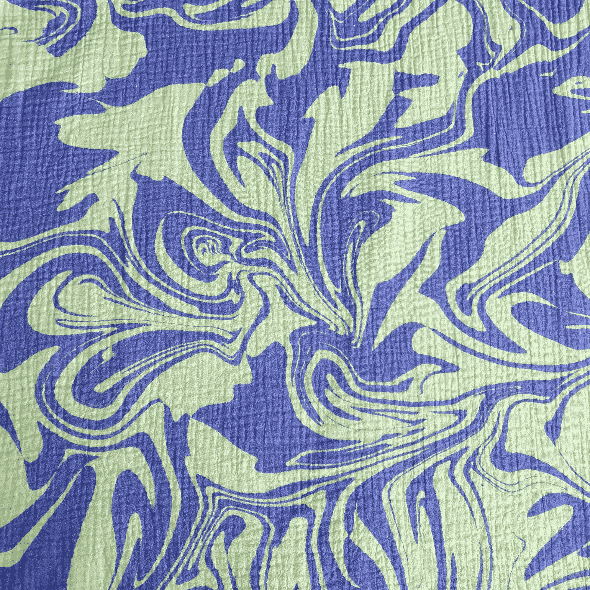 Musselin "Marmorierung" Stoff Anke's Nähbox