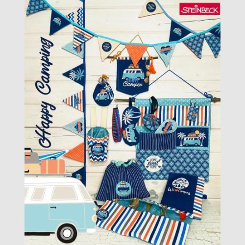 Campingpanel bunt Textiles Anke's Nähbox