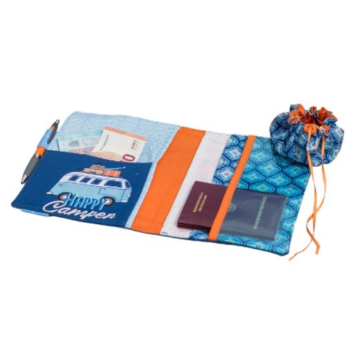 Canvas-Panel "Happy Camping" Nähbox Anke's Nähbox