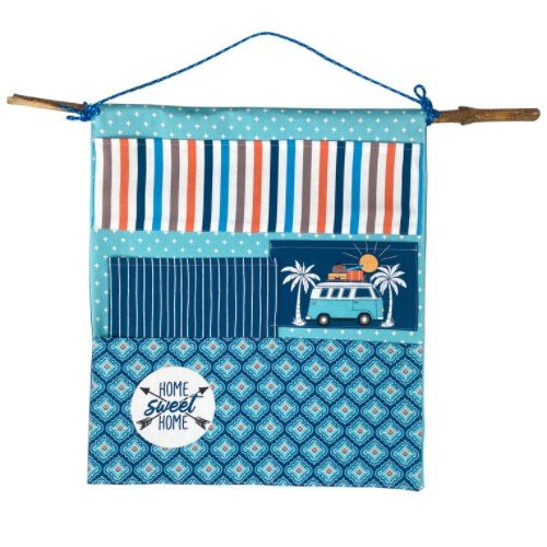 Canvas-Panel "Happy Camping" Nähbox Anke's Nähbox