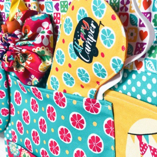 Campingpanel bunt Textiles Anke's Nähbox