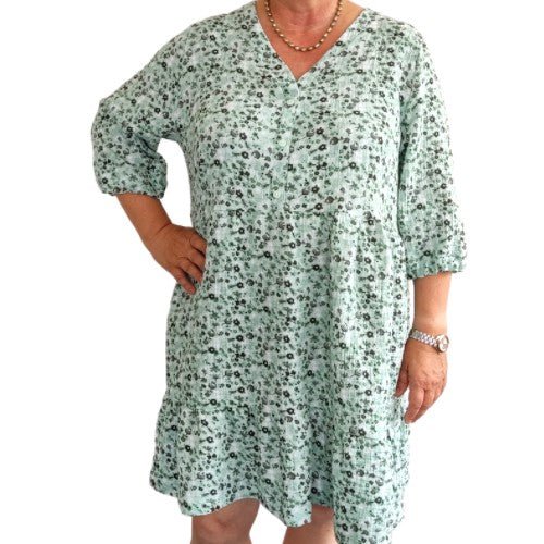 Nähbox Sommerkleid Valentina, floral Musselinkleid Anke's Nähbox