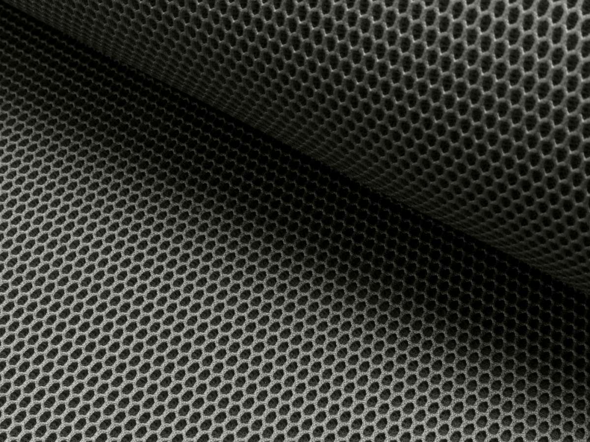 Netz 3D mit Geweberücken "grau"