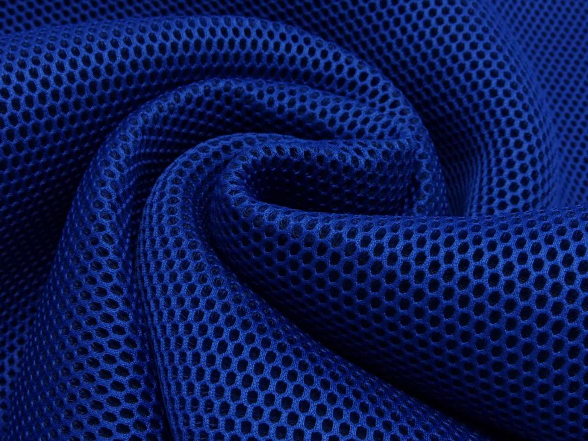Netz 3D mit Geweberücken "royalblau"