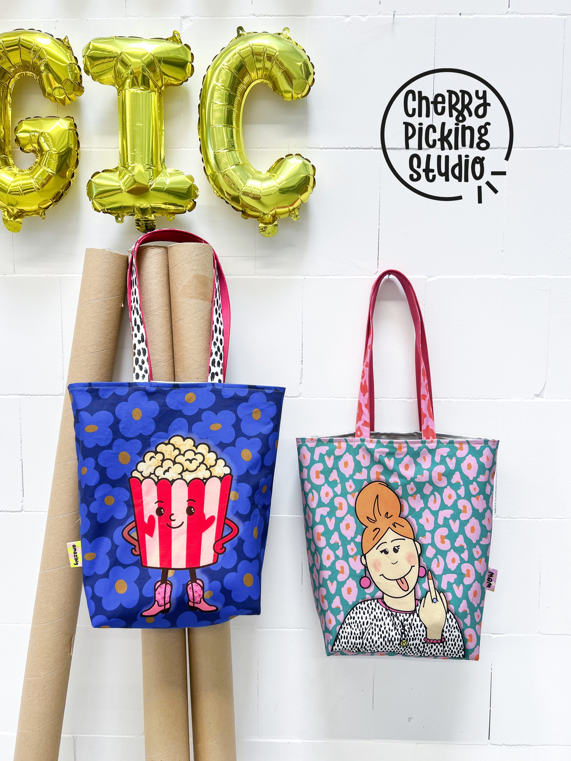 Taschenpanel "Cherry Picking Bag" 2