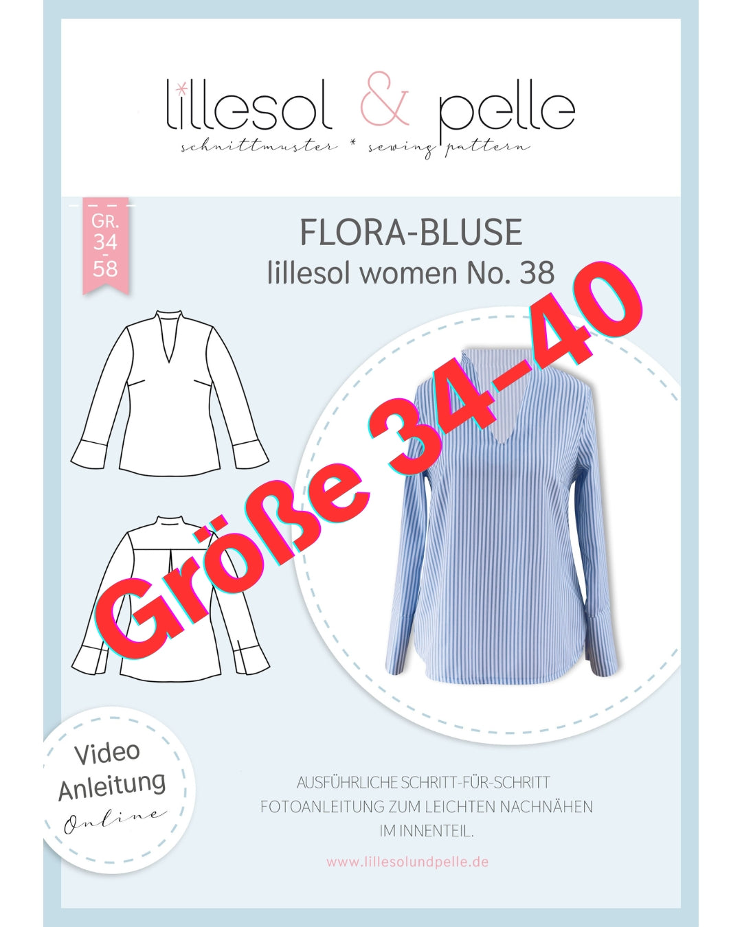 Kreiere deine individuelle Blusennähbox "Flora" Bundle Anke's Nähbox