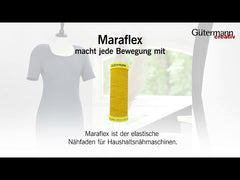 Gütermann Nähgarn "Maraflex" 150m Fb. 000 schwarz